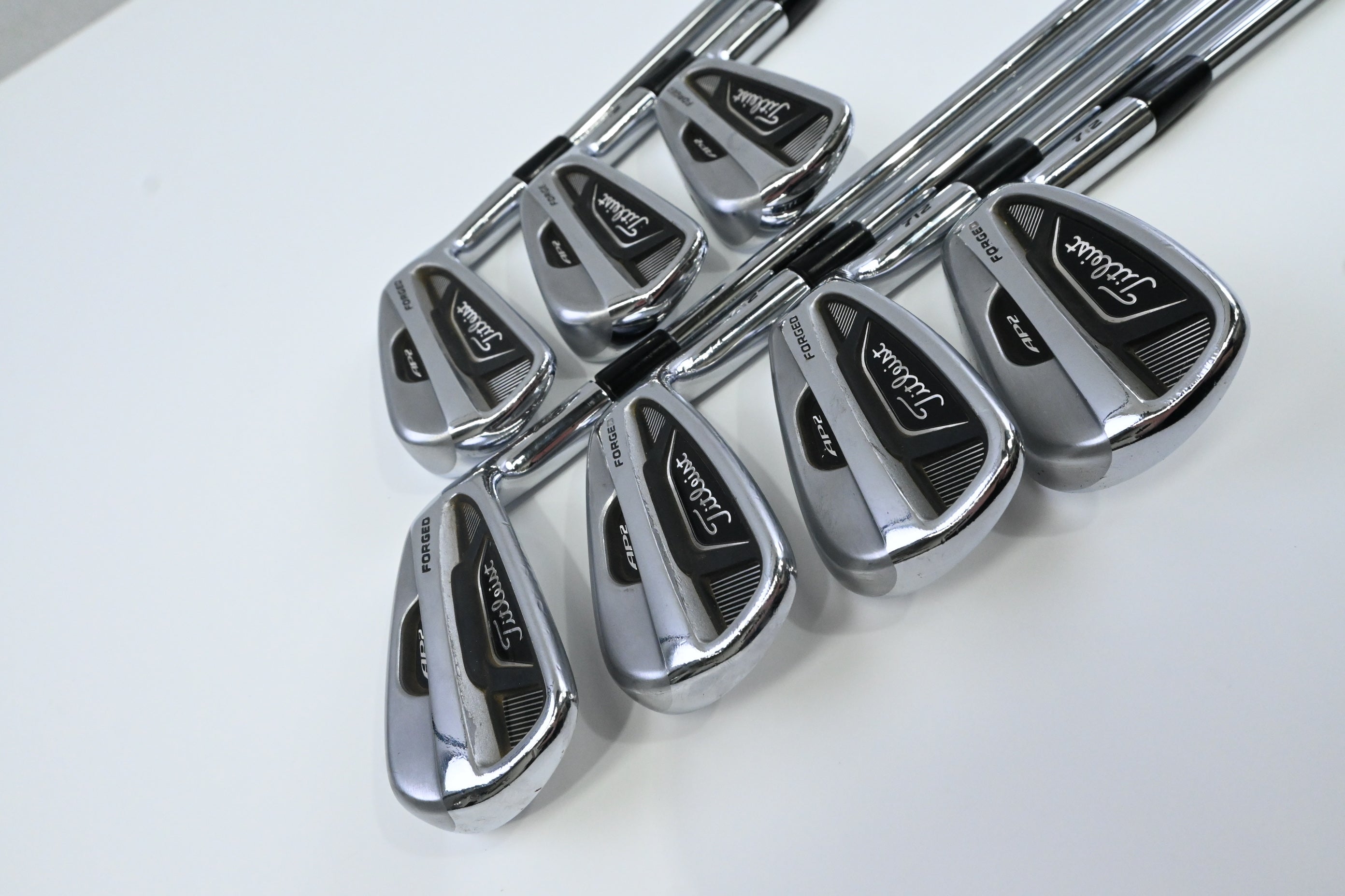 Titleist 712 AP2 Irons / 4-PW / Stiff Flex KBS Tour Shafts