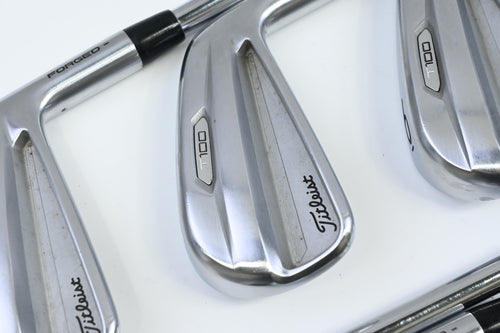 Titleist T100 2021 Irons / 4-9 / Stiff Flex Project X Rifle Shafts