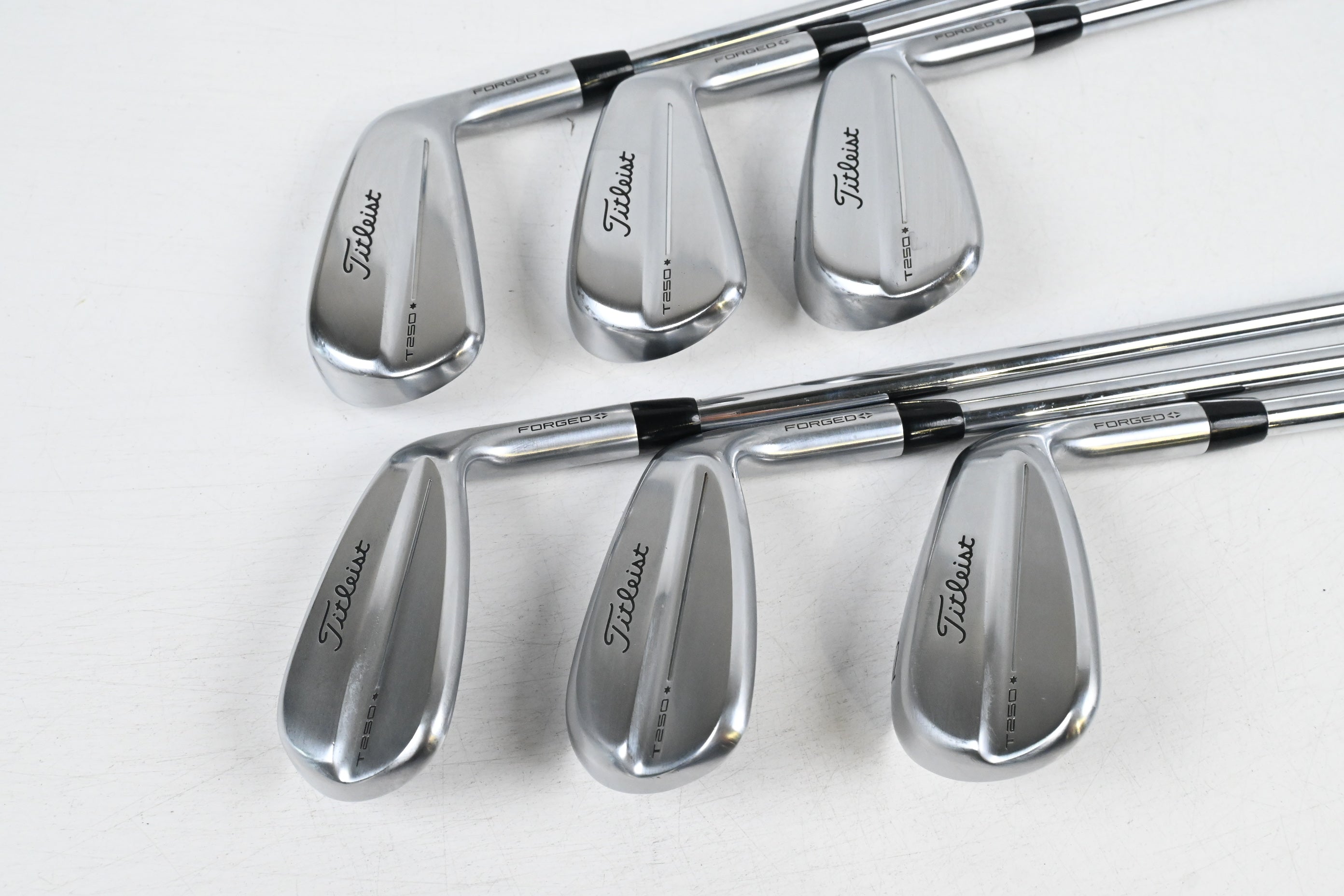 Titleist T250* 2025 Irons / 6-PW+GW / Regular Flex AMT Black Steel Shafts