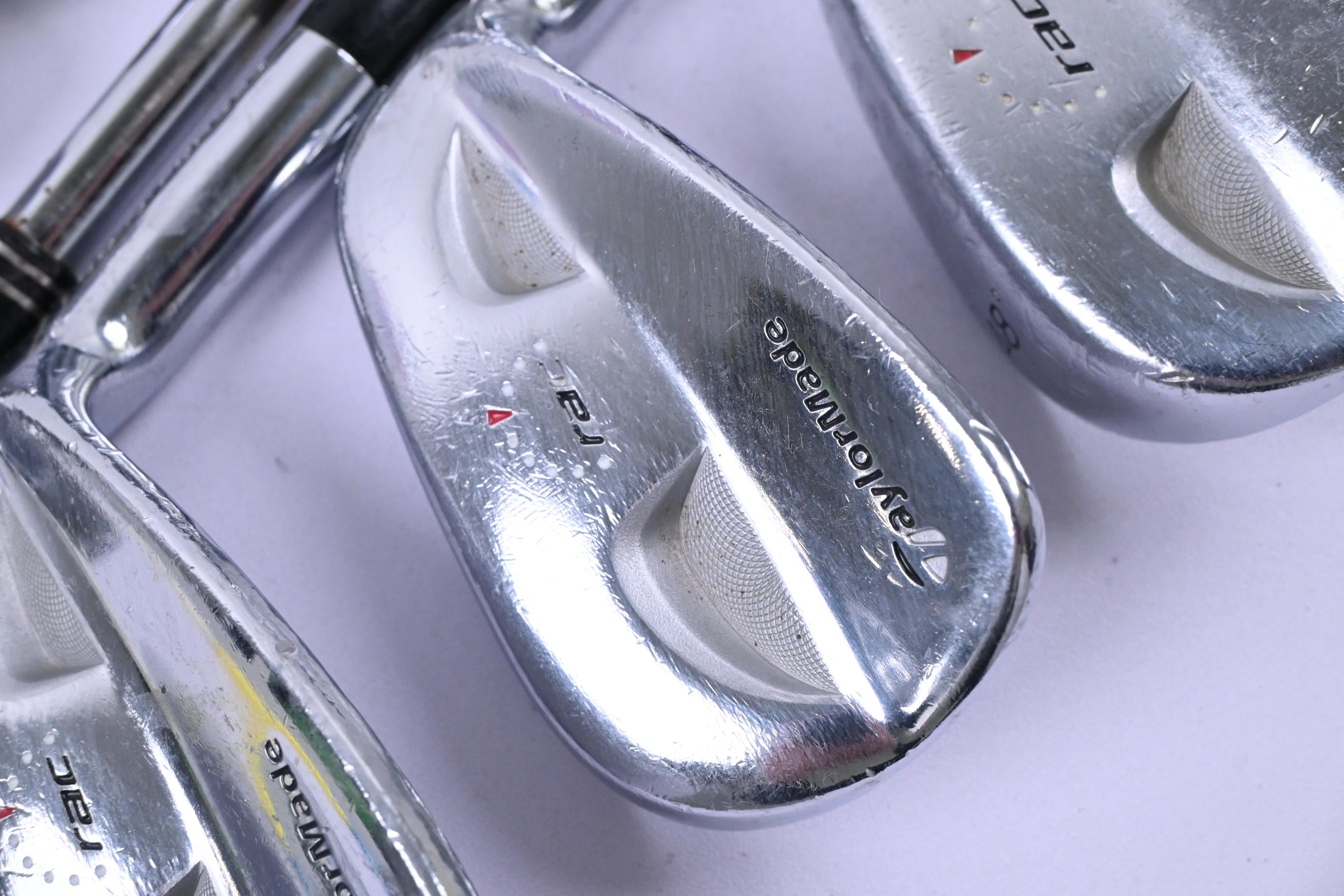 Taylormade RAC CB Coin Forged Irons / 3-PW / Stiff Flex Dynamic Gold S300 Shafts