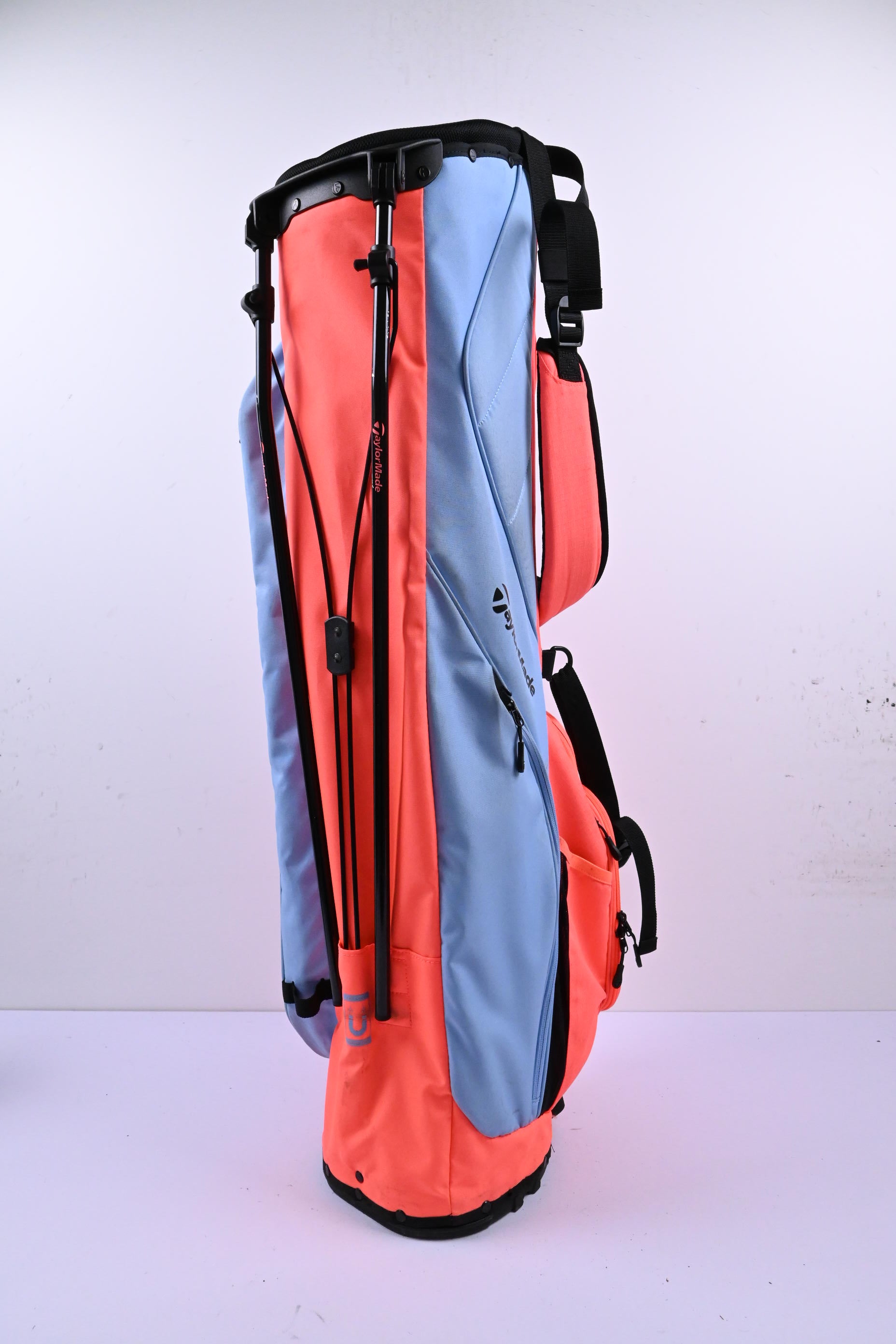 Taylormade Stand Bag / 3-Way Divider / Orange & Grey