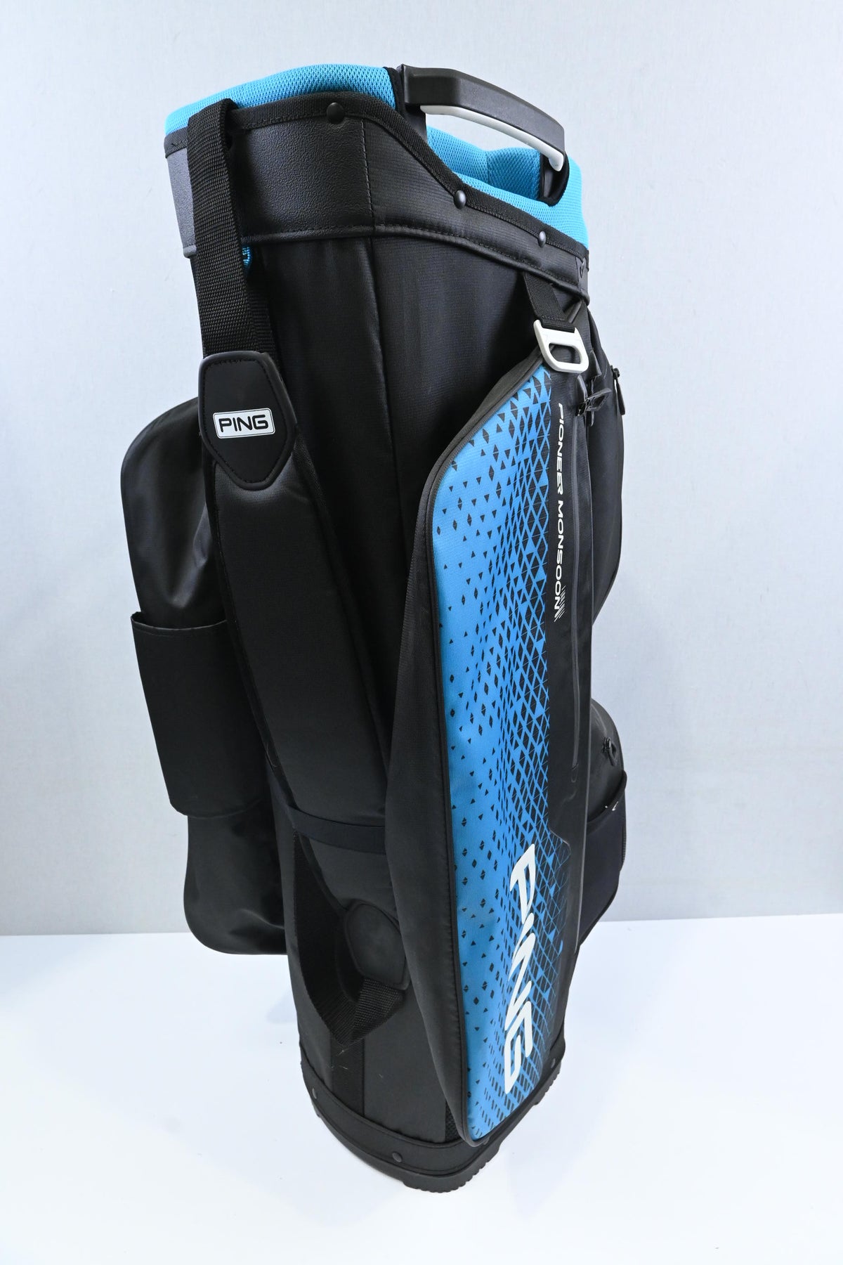 Ping Pioneer Monsoon Cart Bag / 14-Way / Blue. Black