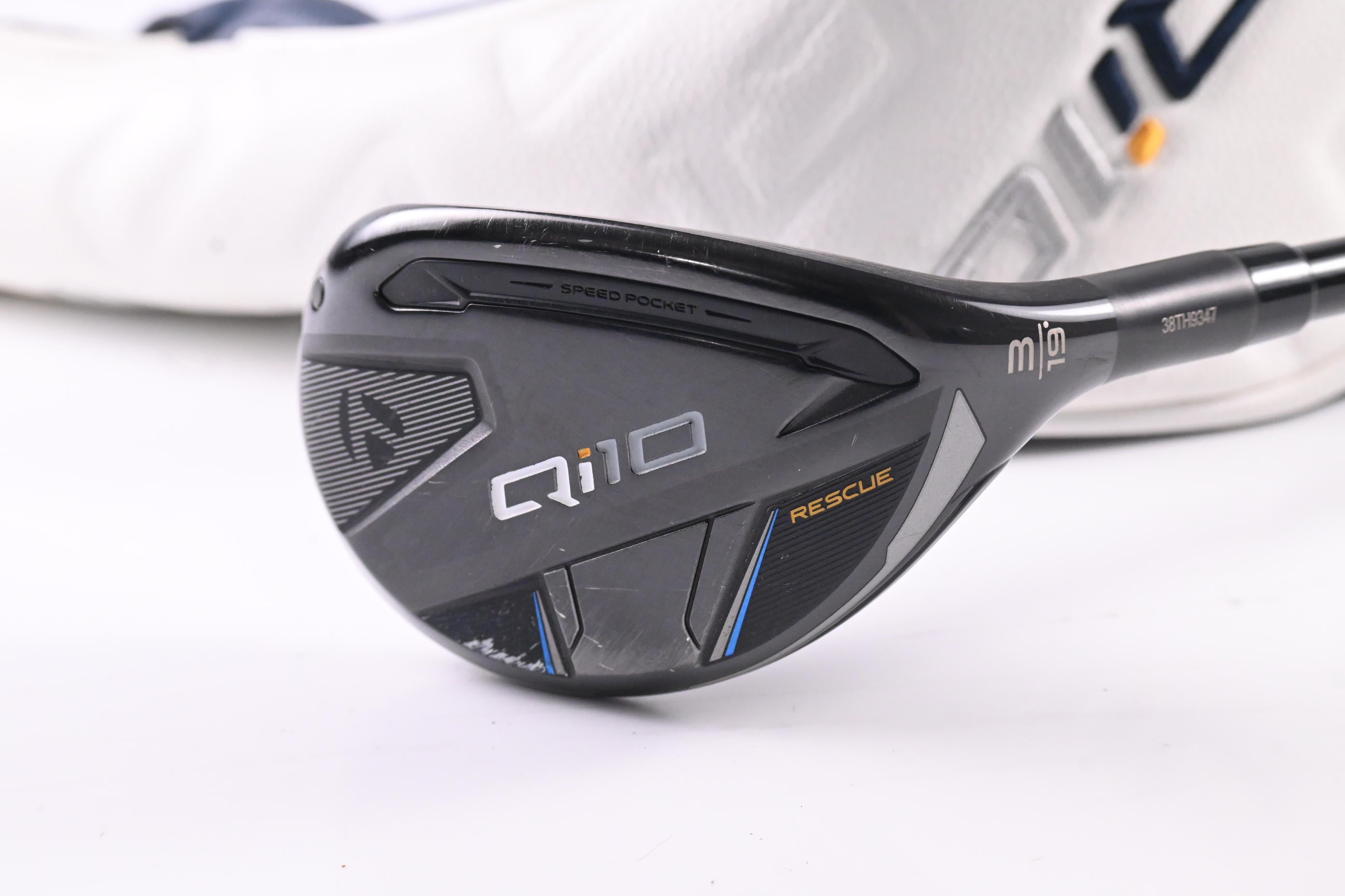 Taylormade Qi10 #3 Hybrid / 19 Degree / Stiff Flex Fujikura Ventus TR Blue 7 Shaft