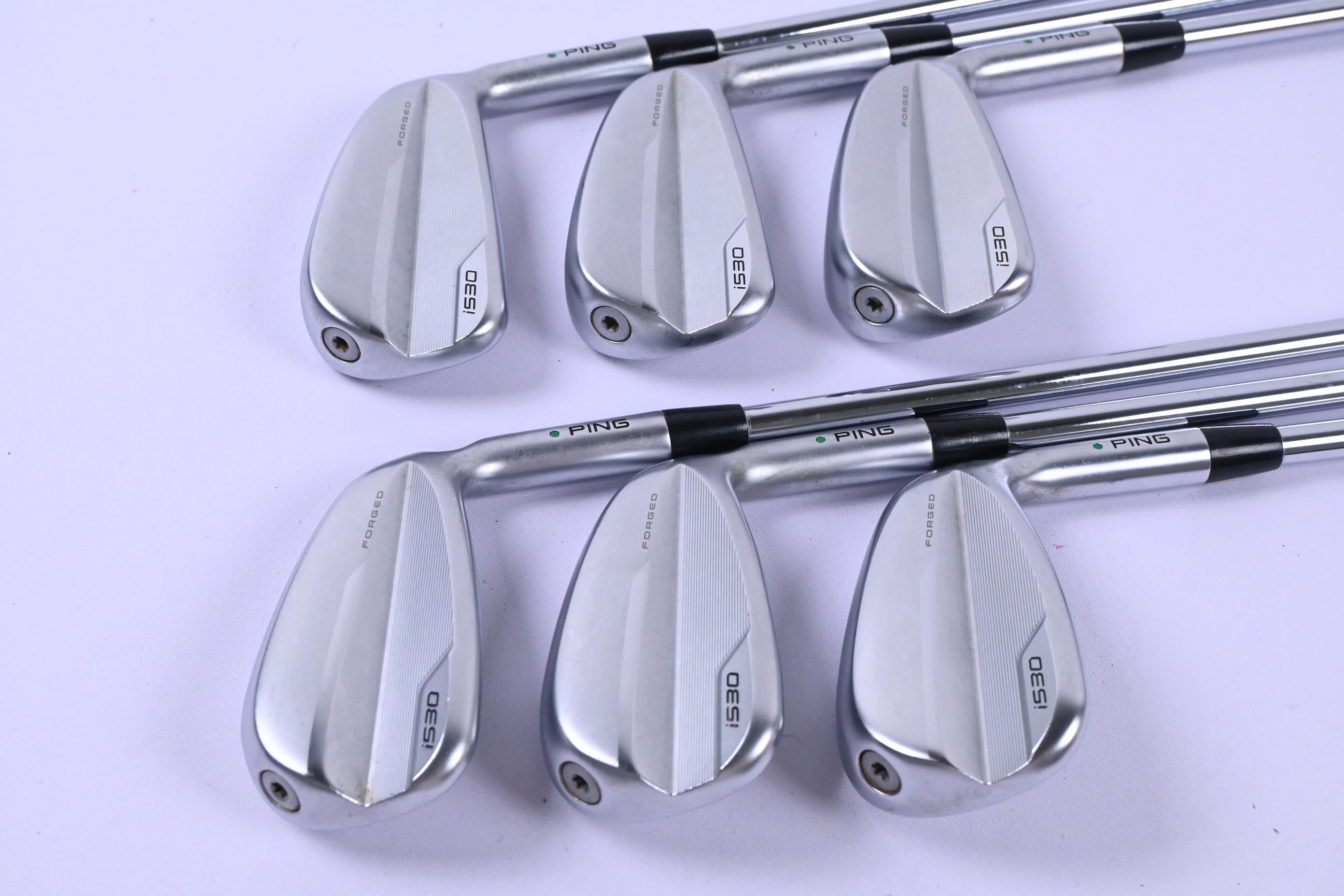 Ping i530 Irons / 5-PW / Green Dot / Regular Flex Dynamic Gold Mid 100 Shafts