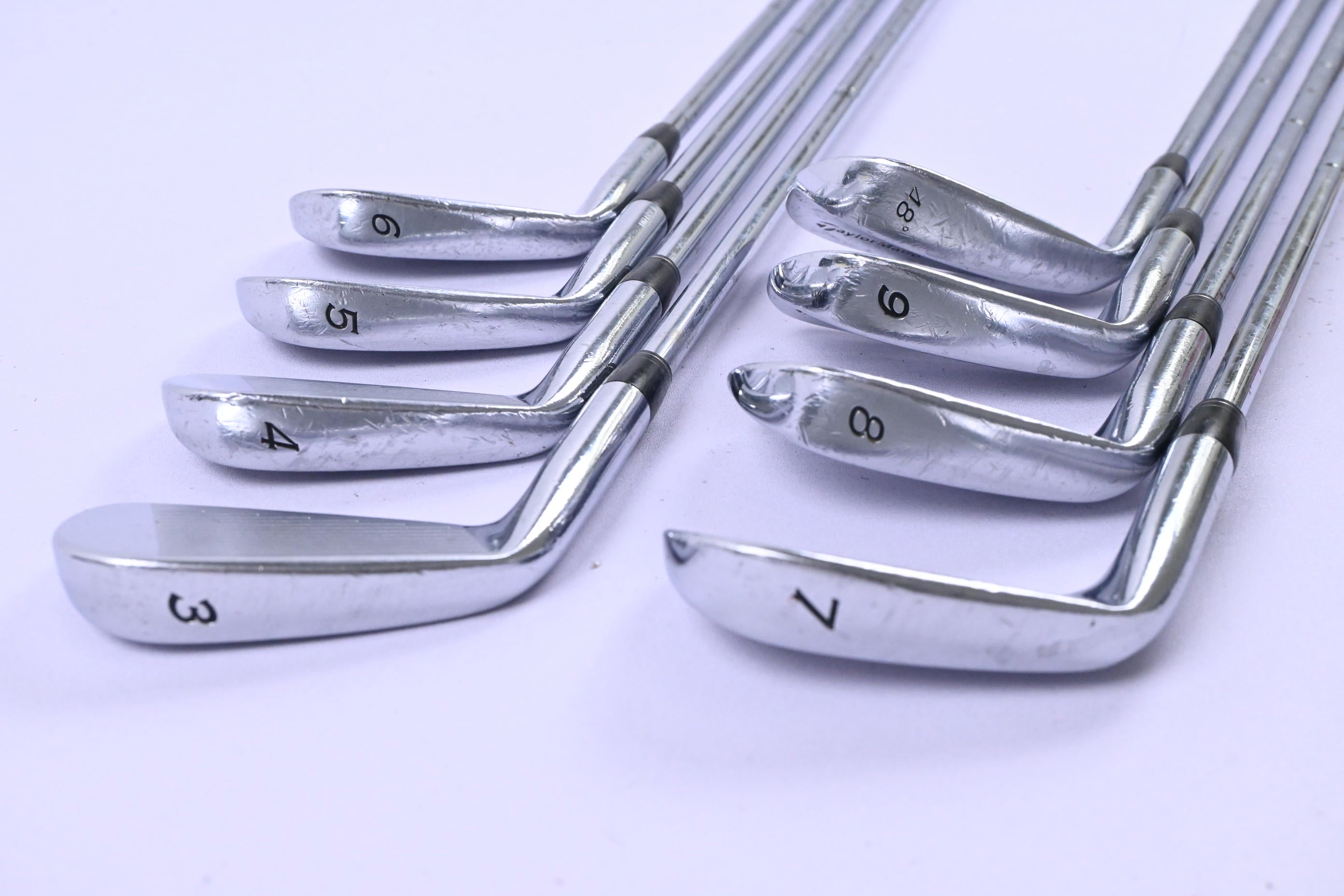 Taylormade RAC CB Coin Forged Irons / 3-PW / Stiff Flex Dynamic Gold S300 Shafts