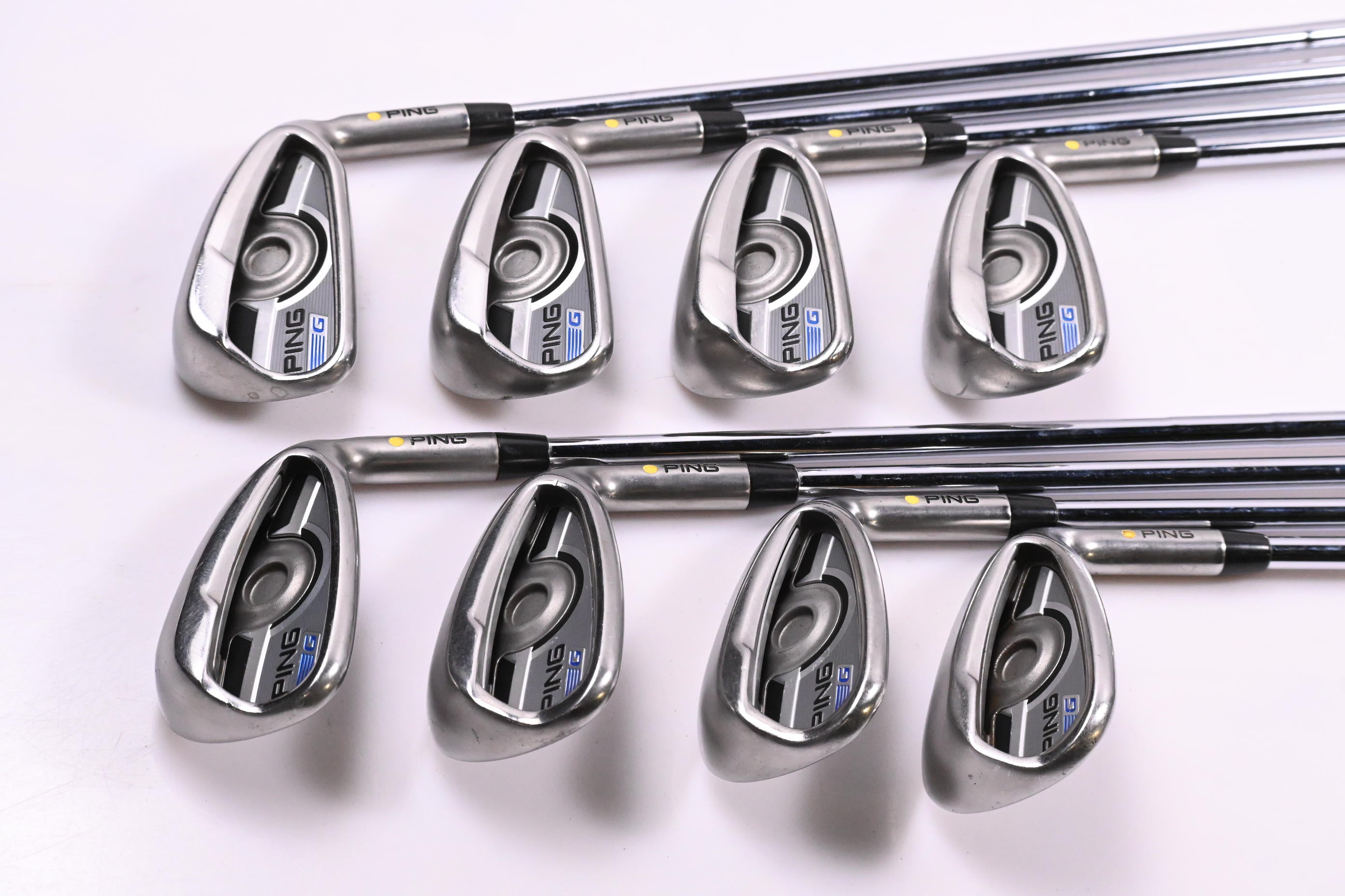 Ping G Series Irons / 5-PW-SW / Stiff Flex Ping AWT 2.0 Shafts