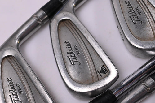 Titleist DCI 990 Irons / 3-9i / Stiff Flex Dynamic Gold Shafts