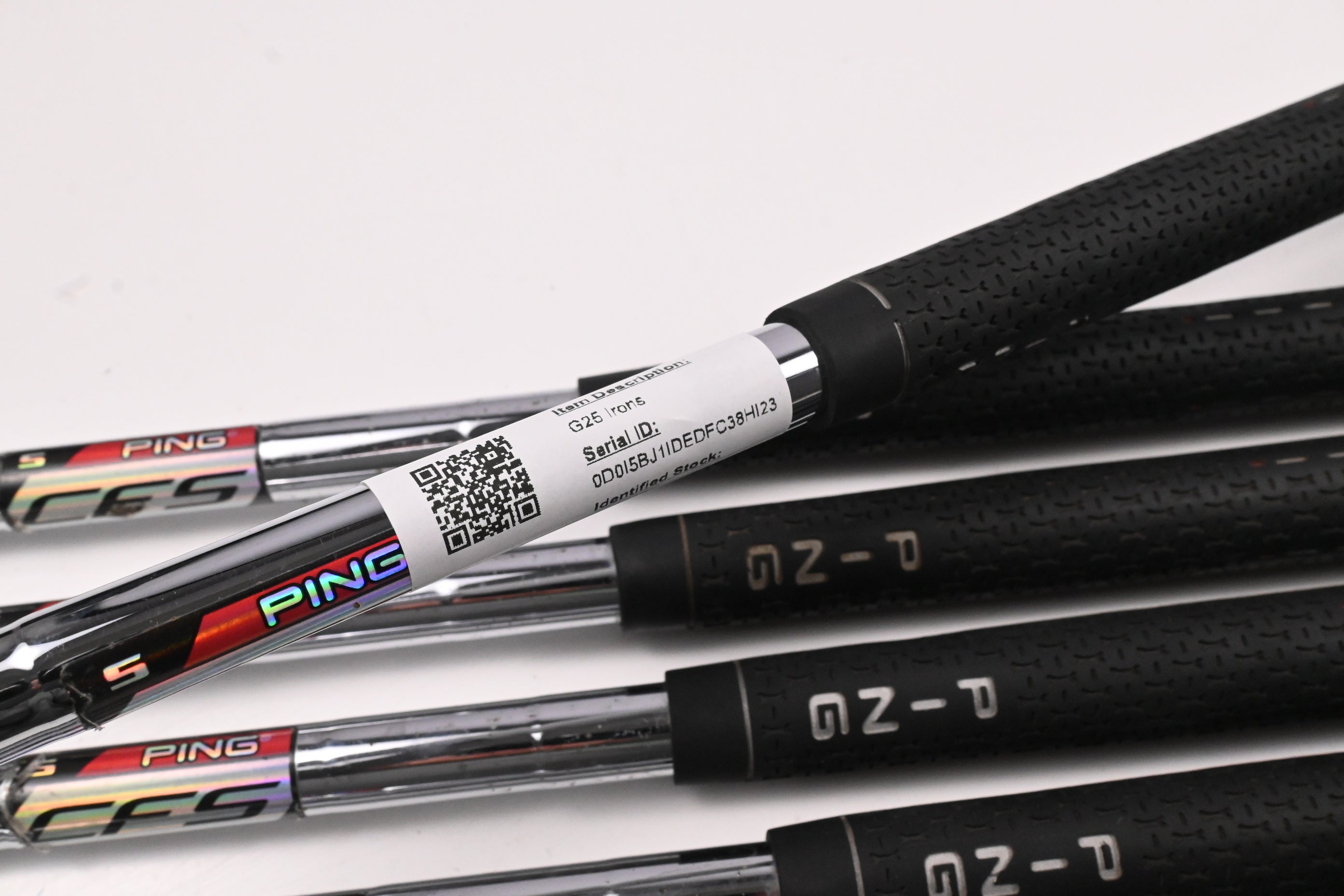 Ping G25 Irons / 4-PW+SW / Silver Dot / Stiff Flex Ping CFS Shafts