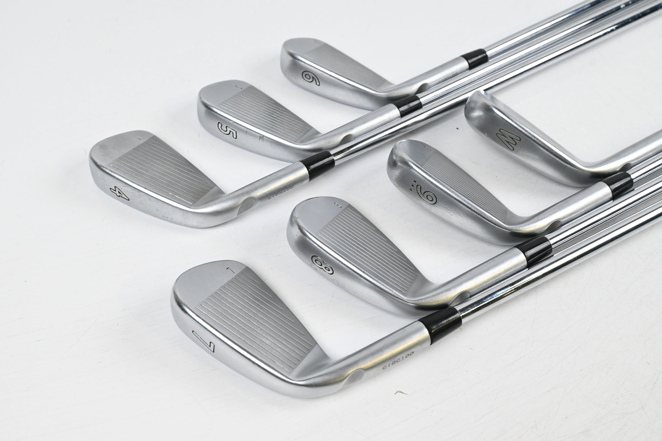 Ping i200 Irons / 4-PW / Blue Dot / Stiff Flex Ping AWT 2.0 Steel Shafts