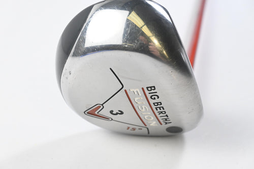 Callaway Big Bertha Fusion #3 Wood / 15 Degree / Regular Flex Aldila NVS 55
