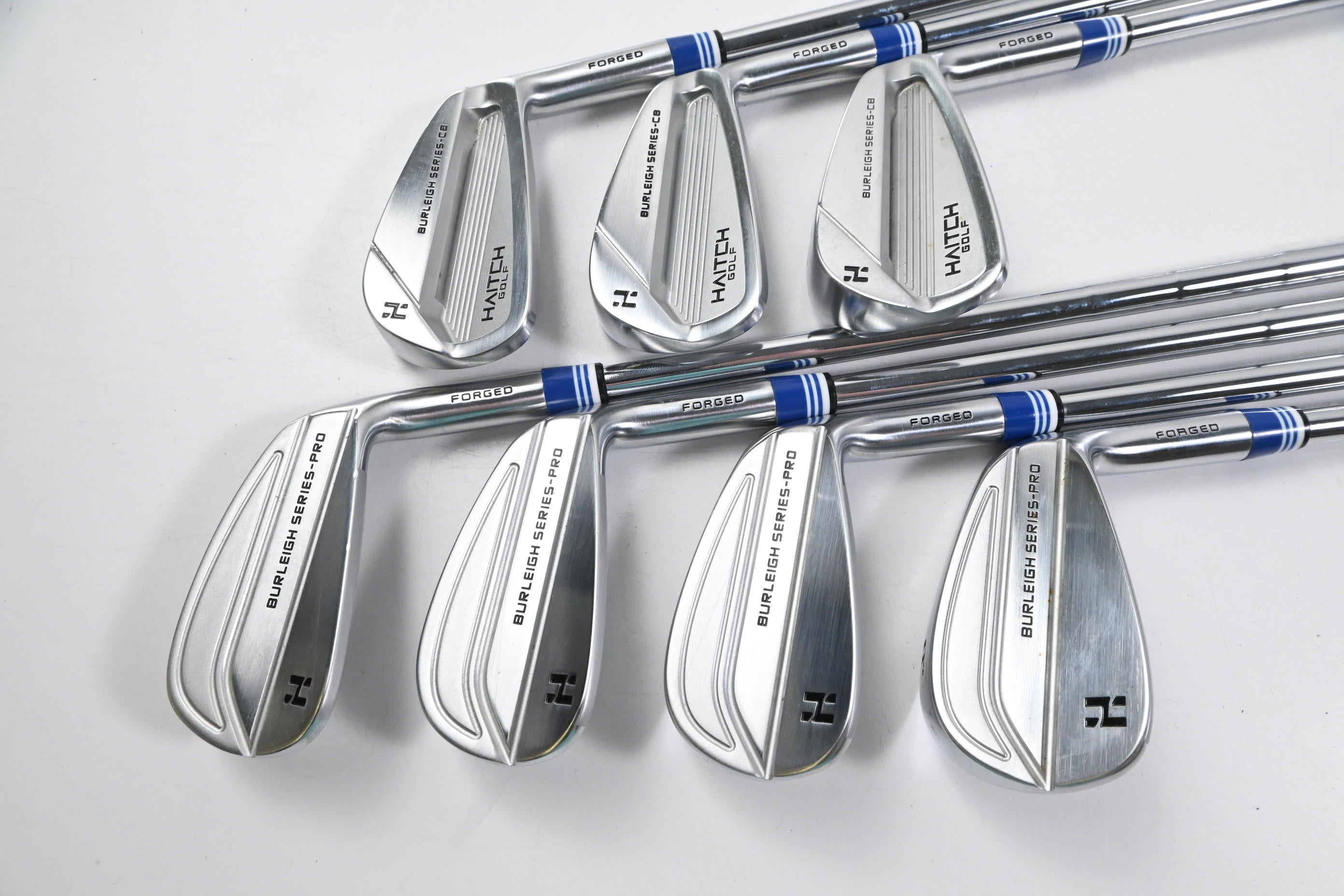 Haitch Golf Burleigh Irons / 5-PW+GW / Regular Flex KBS Tour Lite 100 Shafts