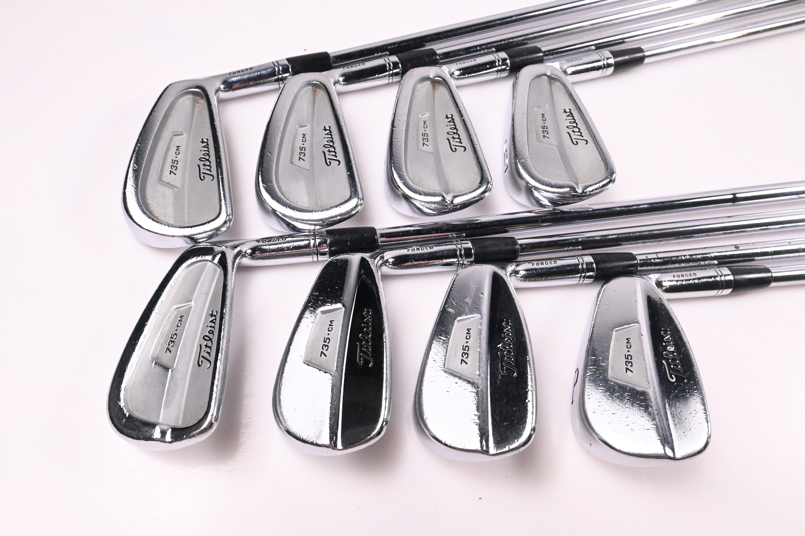 Titleist 735.CM Irons / 3-PW / Stiff Flex Dynamic Gold S300 Shafts