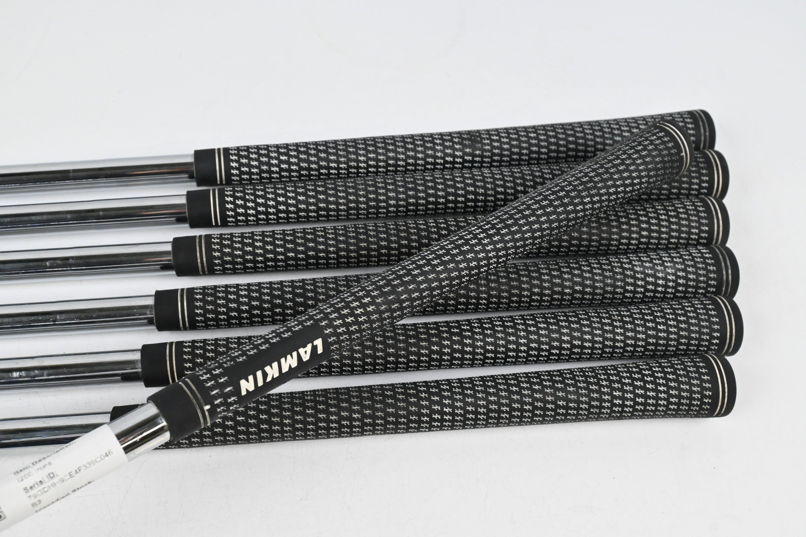 Ping i200 Irons / 4-PW / Blue Dot / Stiff Flex Ping AWT 2.0 Steel Shafts