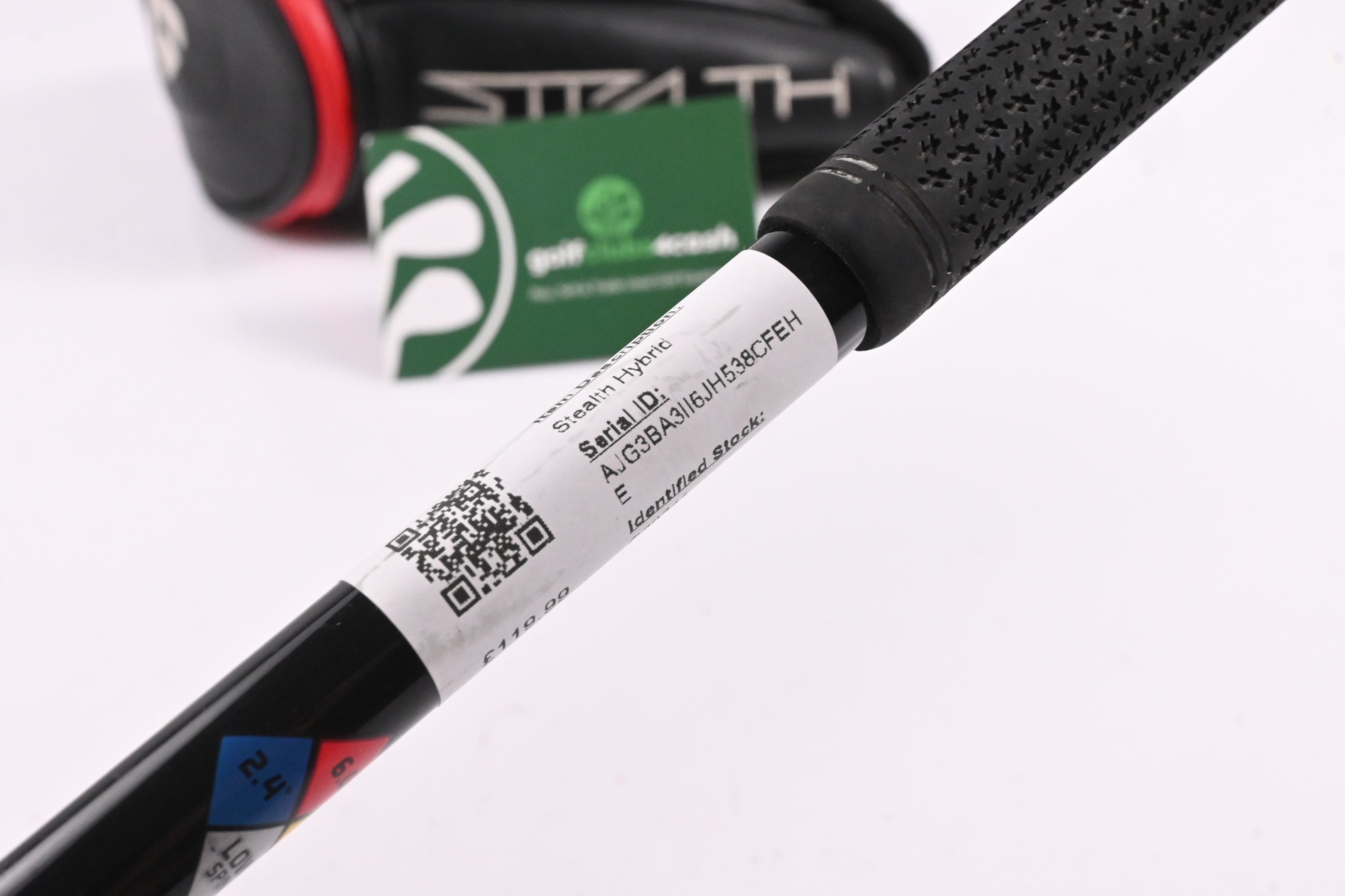 Taylormade Stealth #3 Hybrid / 19 Degree / Stiff Flex HZRDUS Smoke Black RDX 80