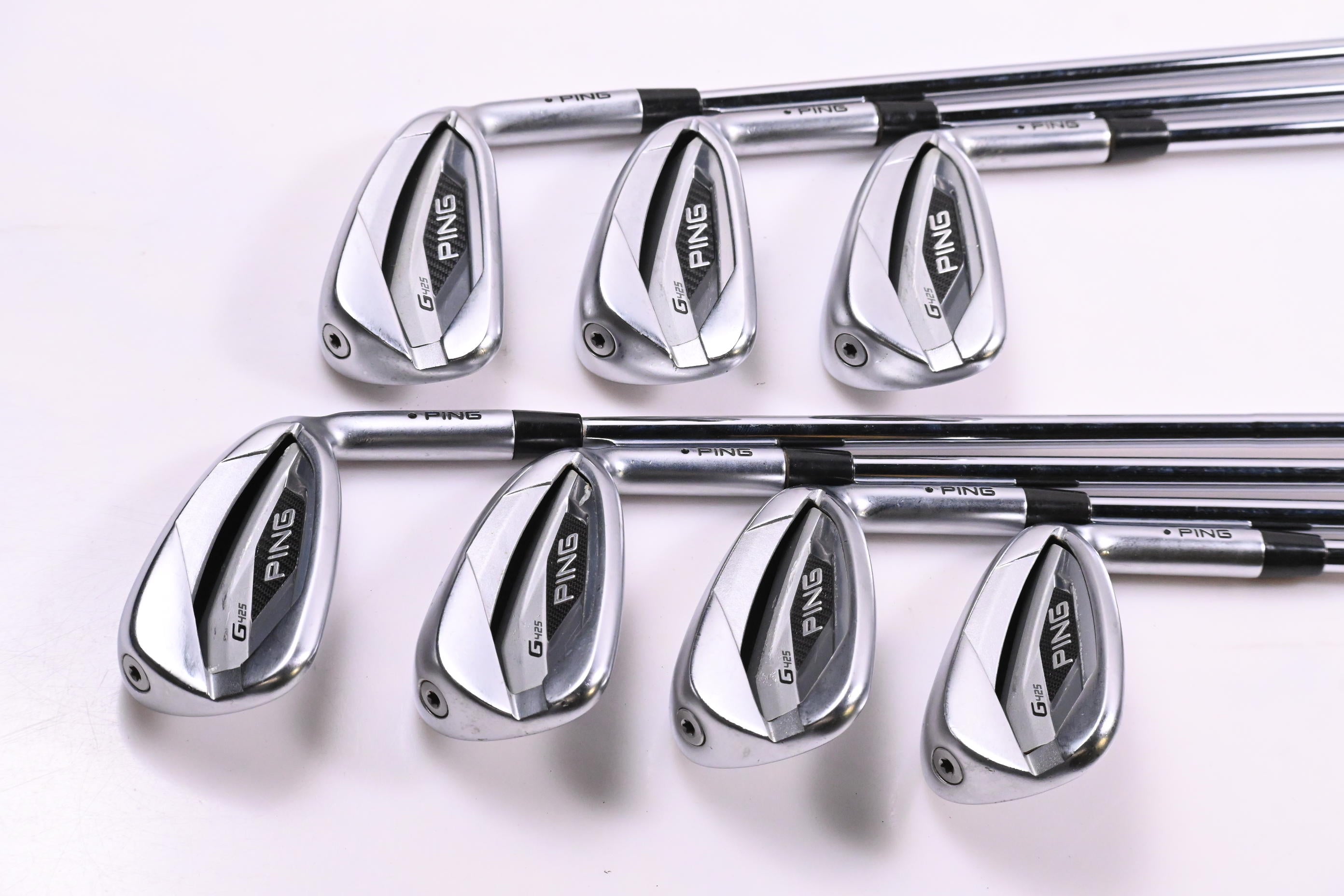 Ping G425 Irons / 5-PW-UW / Stiff Flex Ping AWT 2.0 Shafts