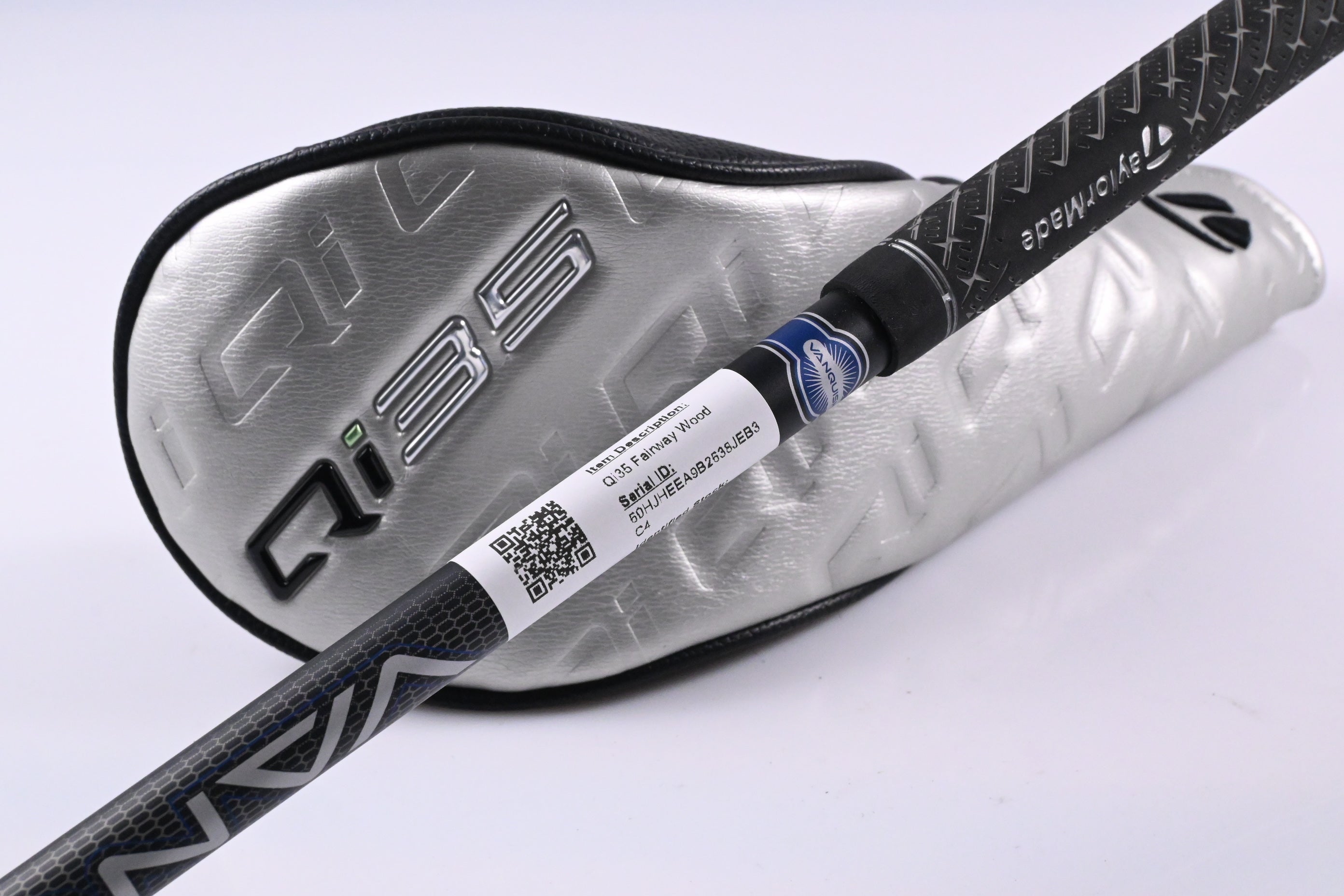 Left Hand Taylormade Qi35 #3 Wood / 15 Degree / Stiff Flex Vanquish 5 Shaft