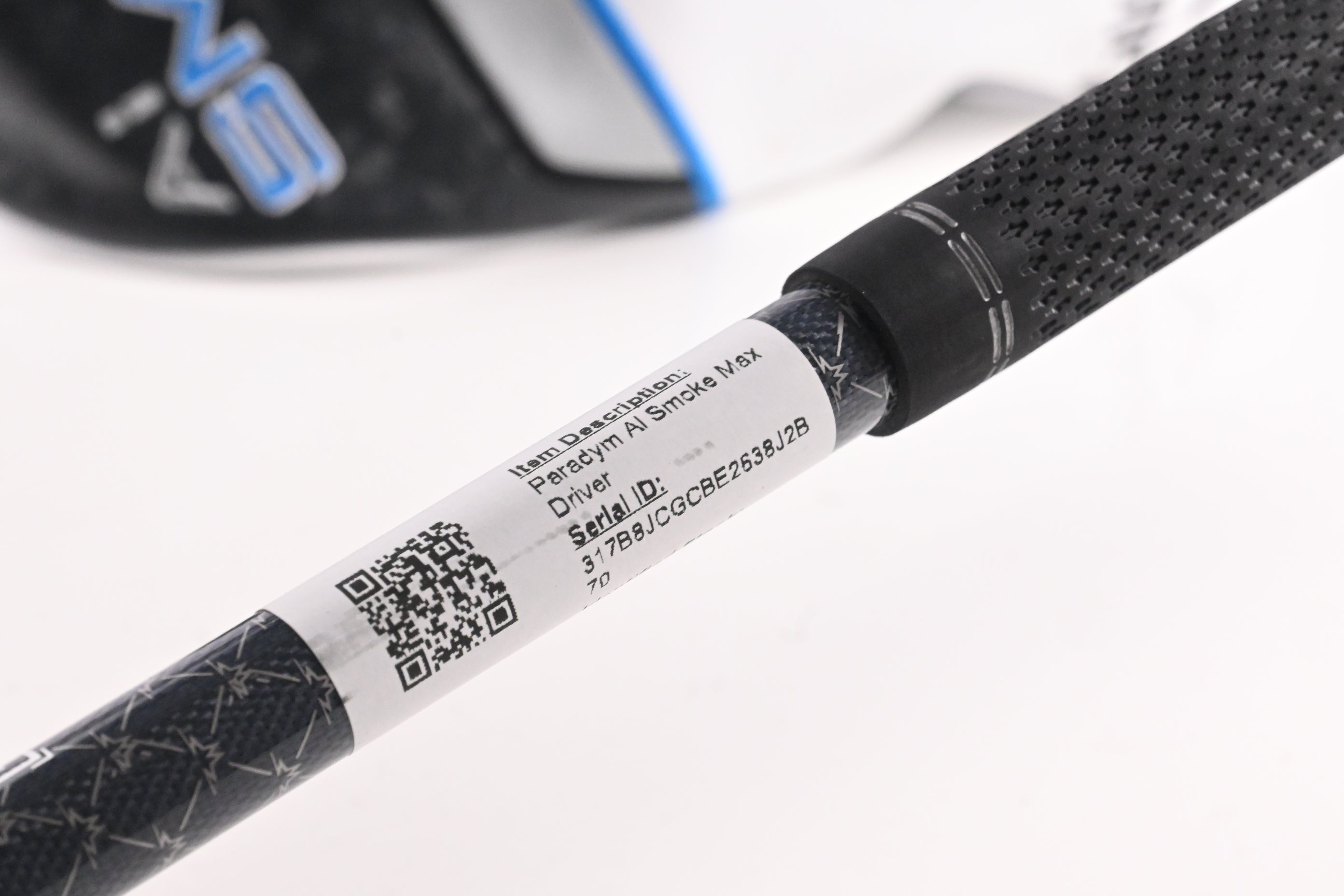 Callaway Paradym Ai Smoke Max Driver / 10.5 Degree / Stiff Flex Tensei AV White