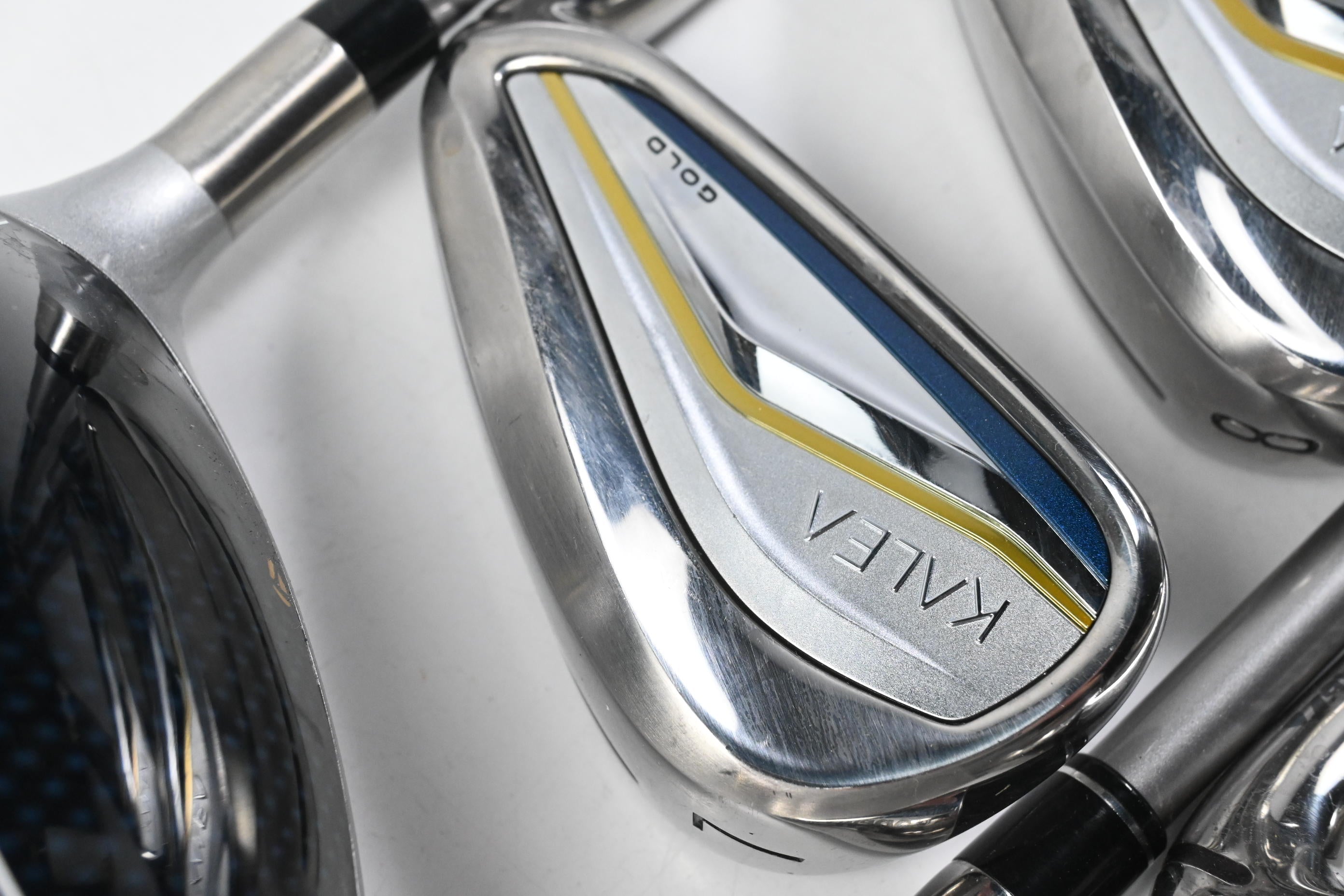 Ladies Taylormade Kalea Gold Hybrid Combo Irons / 6H+7-PW+SW / Ladies Flex