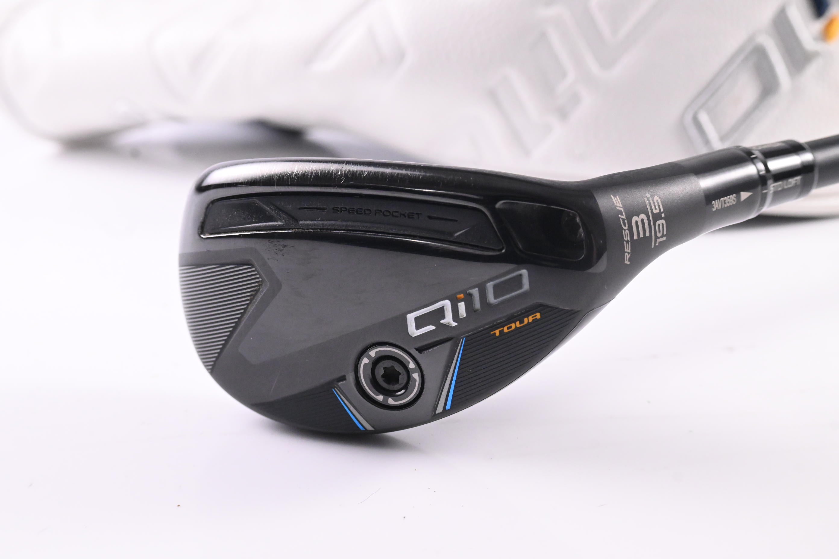 Taylormade Qi10 Tour #3 Hybrid / 19.5 Degree / Stiff Flex Tensei AV Blue 75 Shaft