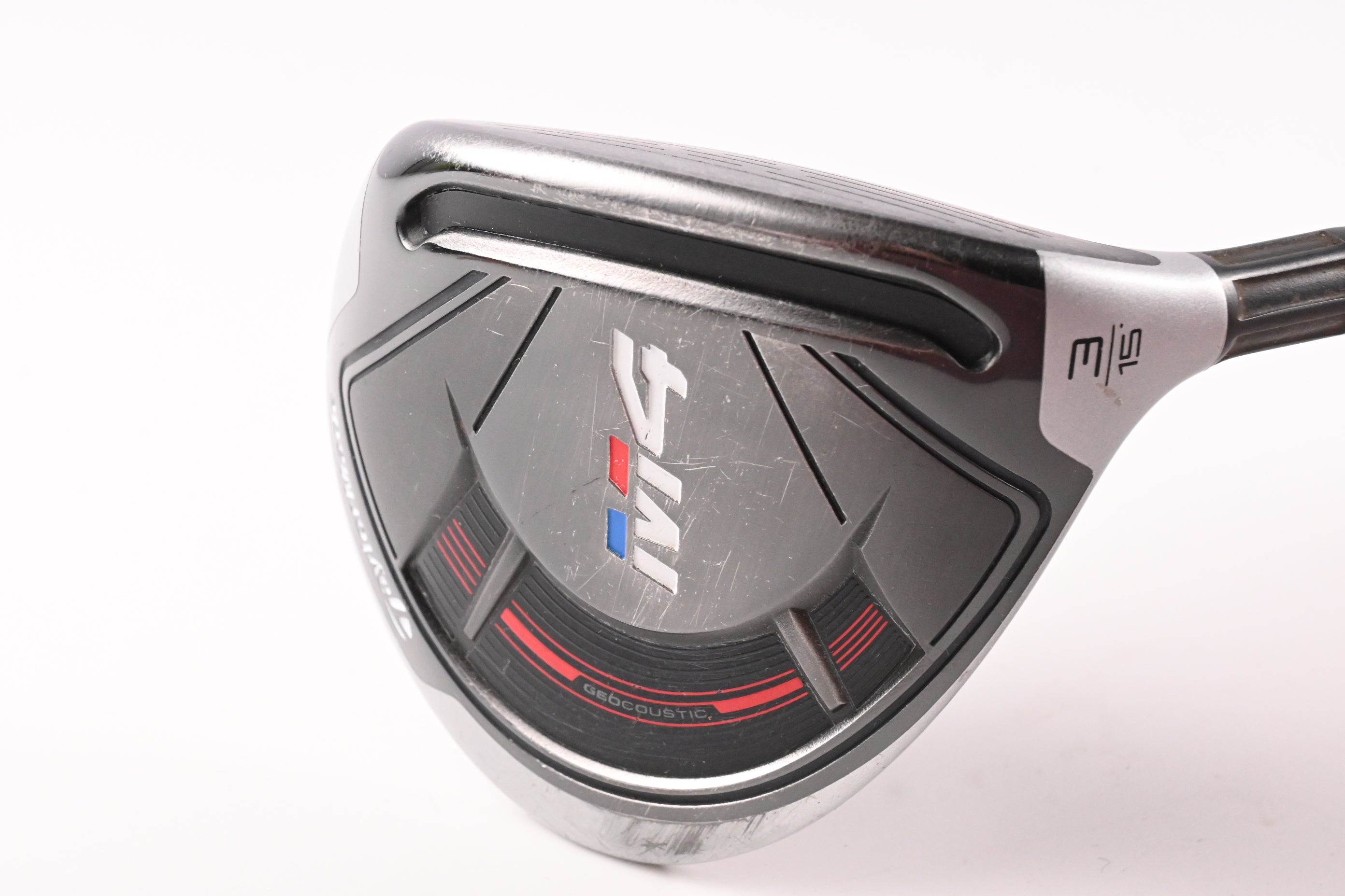 Taylormade M4 #3 Wood / 15 Degree / Regular Flex Fujikura Atmos Red 5 Shaft
