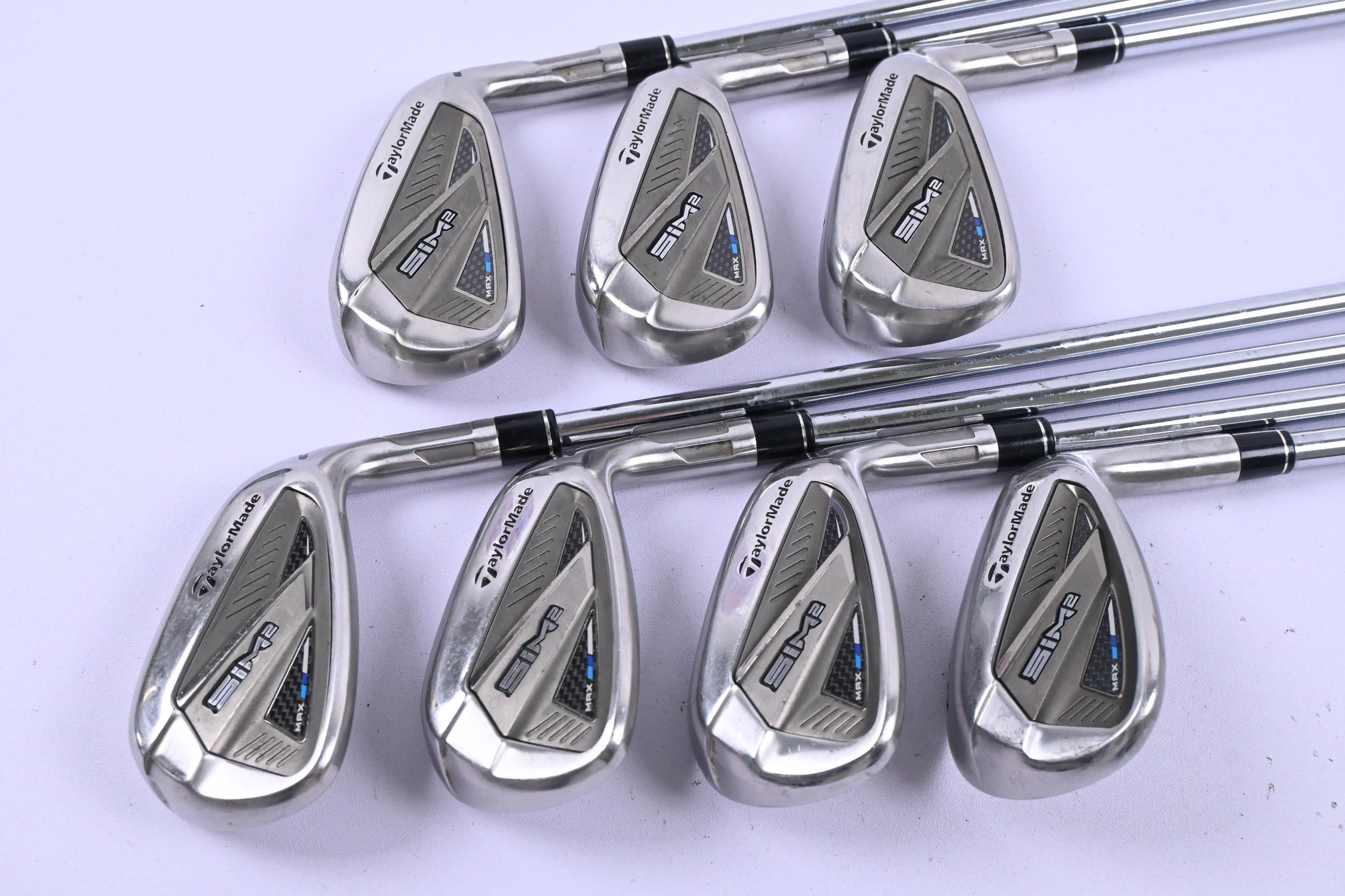 Taylormade SIM2 Max Irons / 5-PW+SW / Regular Flex KBS Max MT 85 Shafts