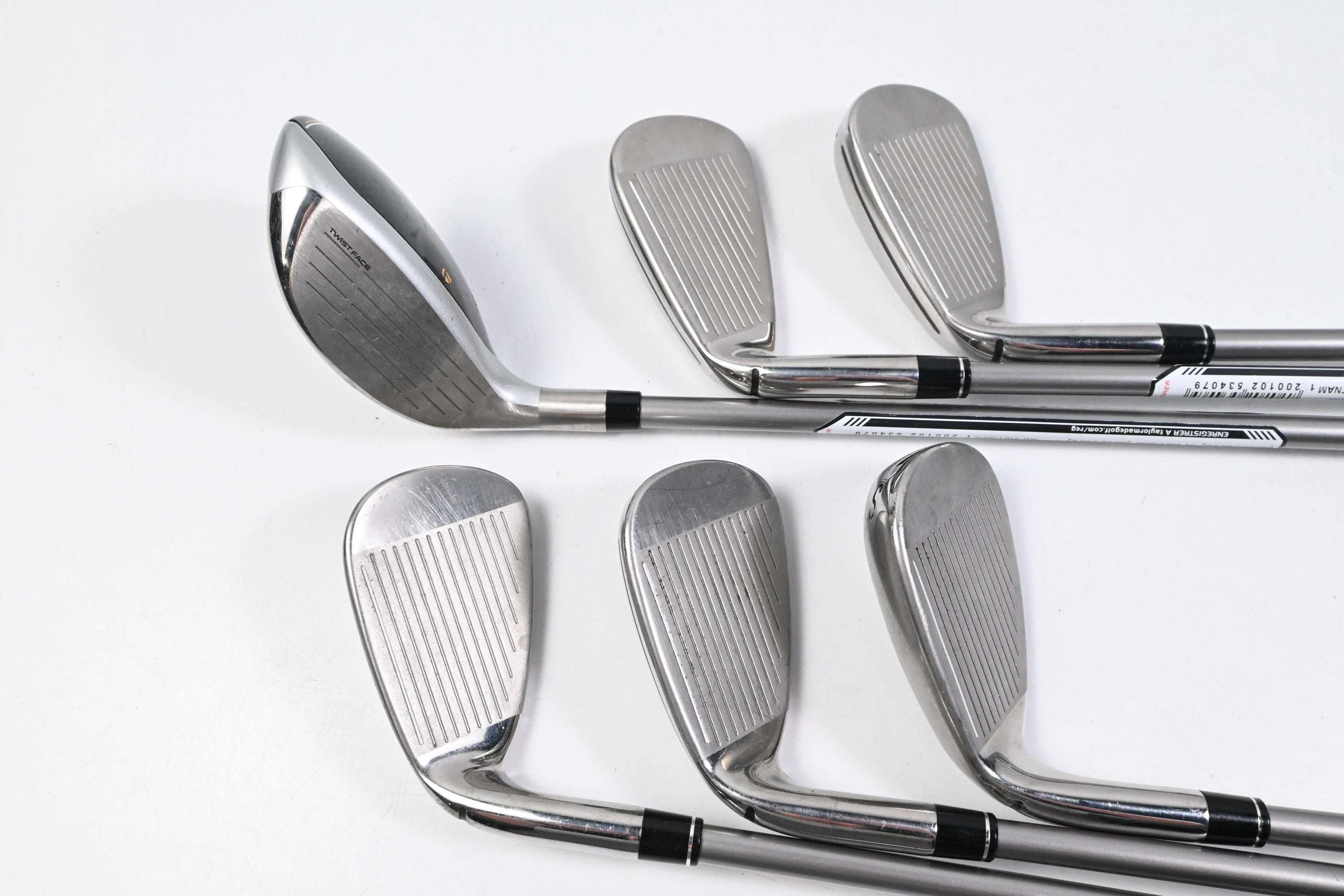 Ladies Taylormade Kalea Gold Hybrid Combo Irons / 6H+7-PW+SW / Ladies Flex