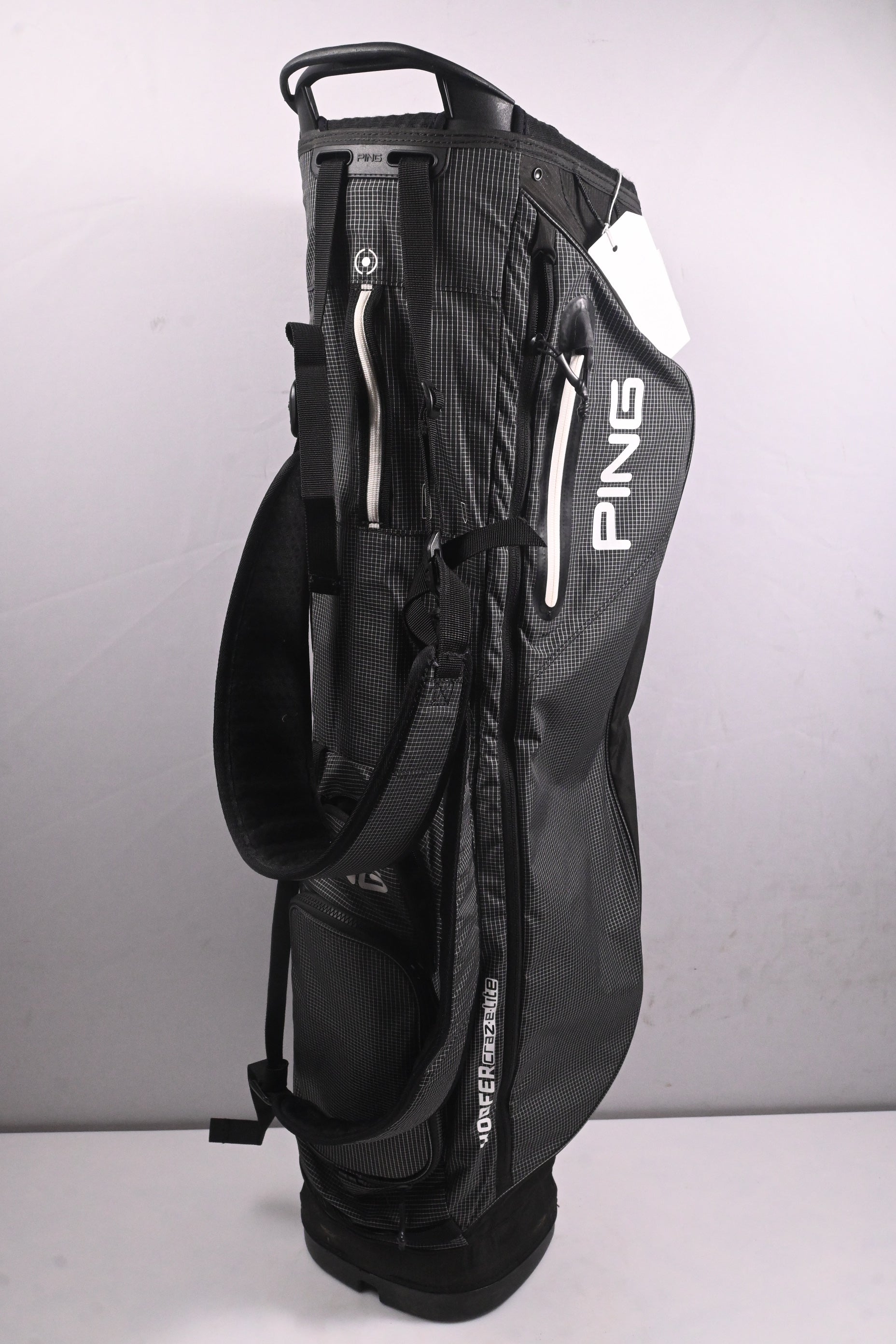 Ping Hoofer Craz-E-Lite Stand Bag / 4-Way Divider / Grey, Black