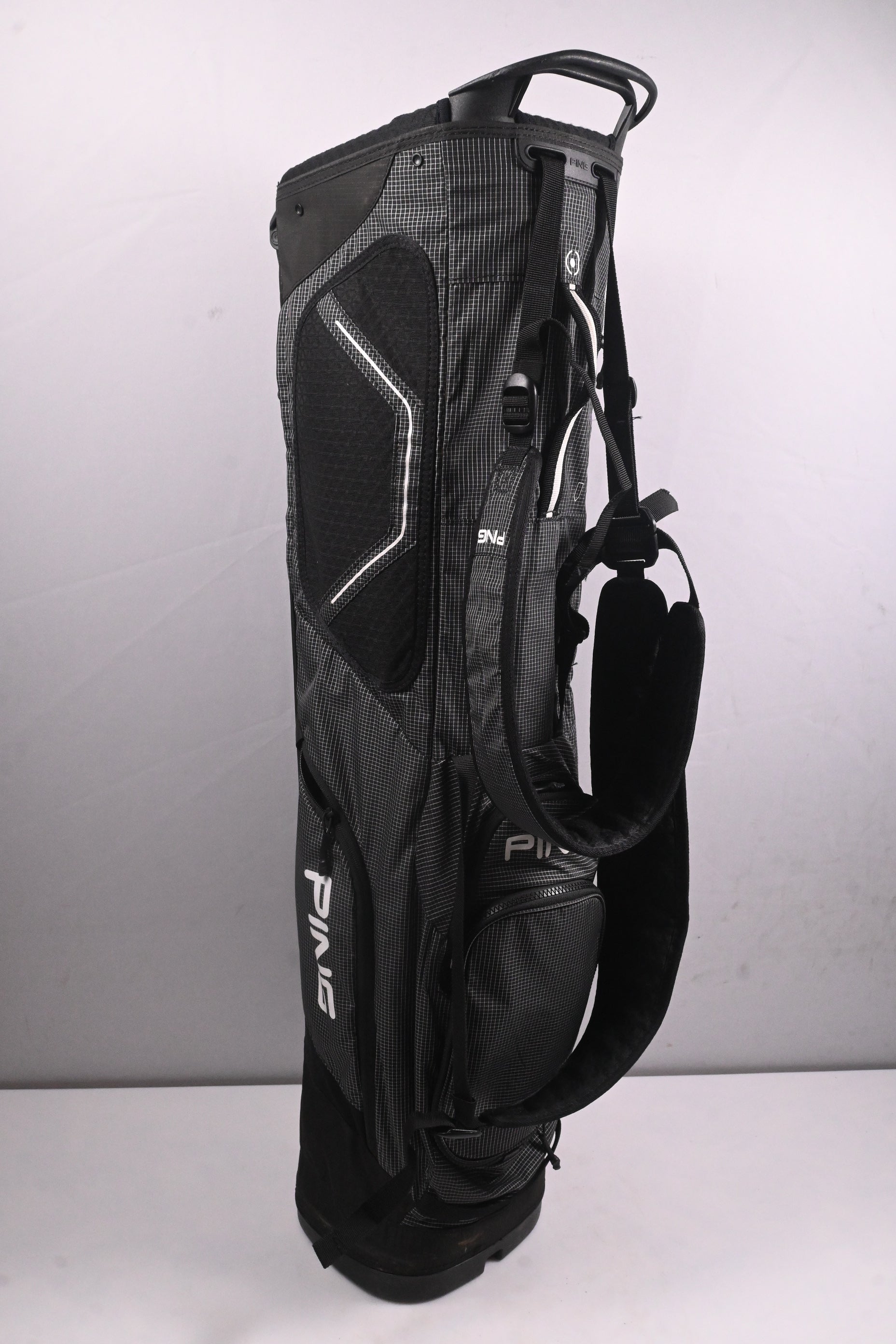 Ping Hoofer Craz-E-Lite Stand Bag / 4-Way Divider / Grey, Black