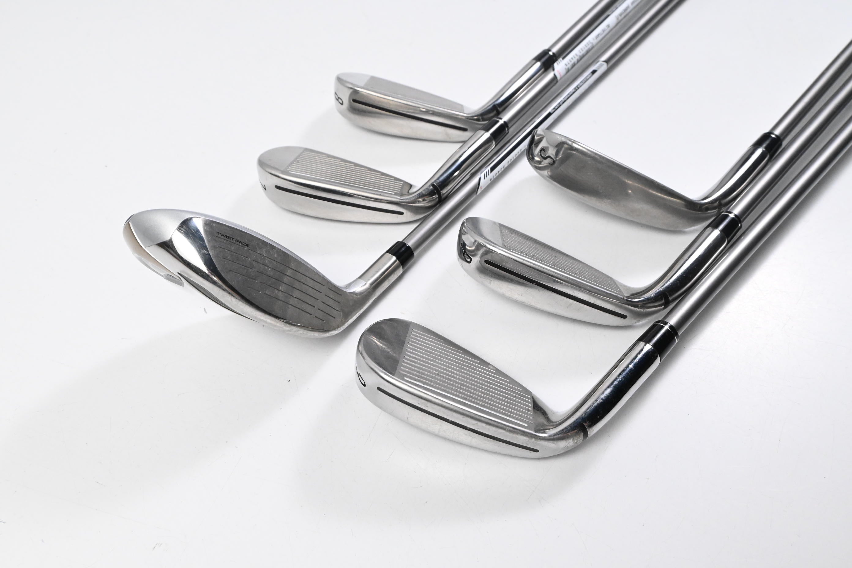 Ladies Taylormade Kalea Gold Hybrid Combo Irons / 6H+7-PW+SW / Ladies Flex