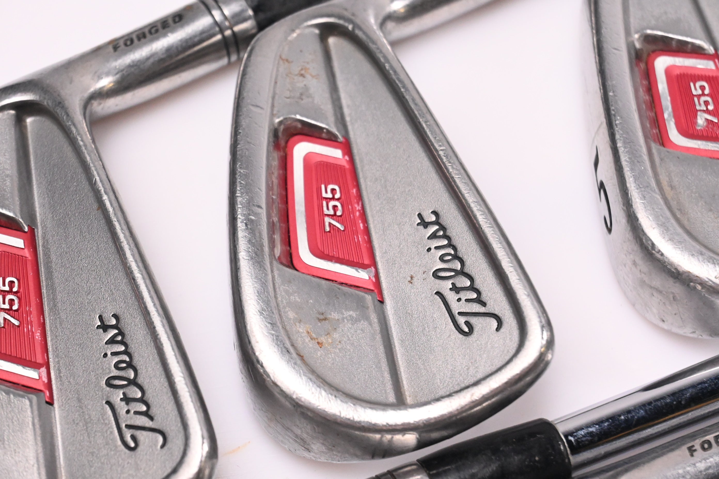 Titleist 755 Forged Irons / 3-PW / Stiff Flex Titleist TriSpec Shafts