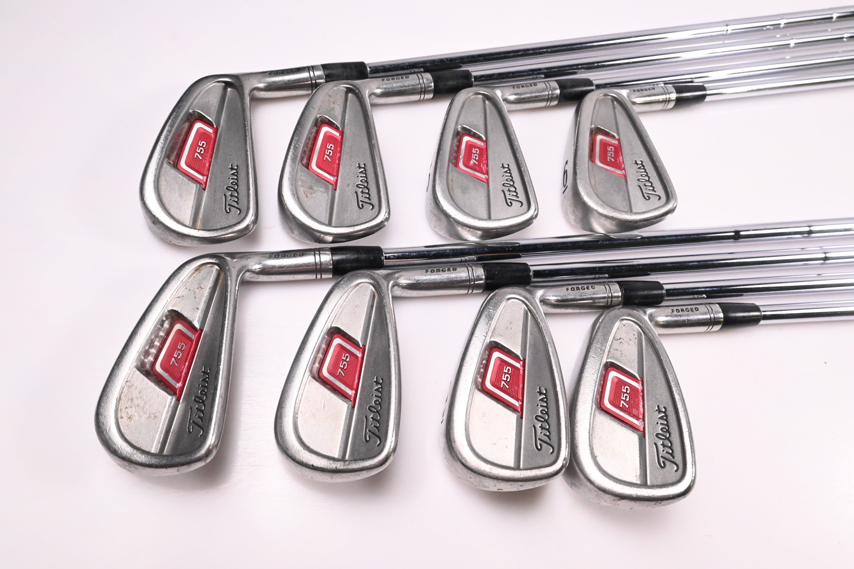 Titleist 755 Forged Irons / 3-PW / Stiff Flex Titleist TriSpec Shafts