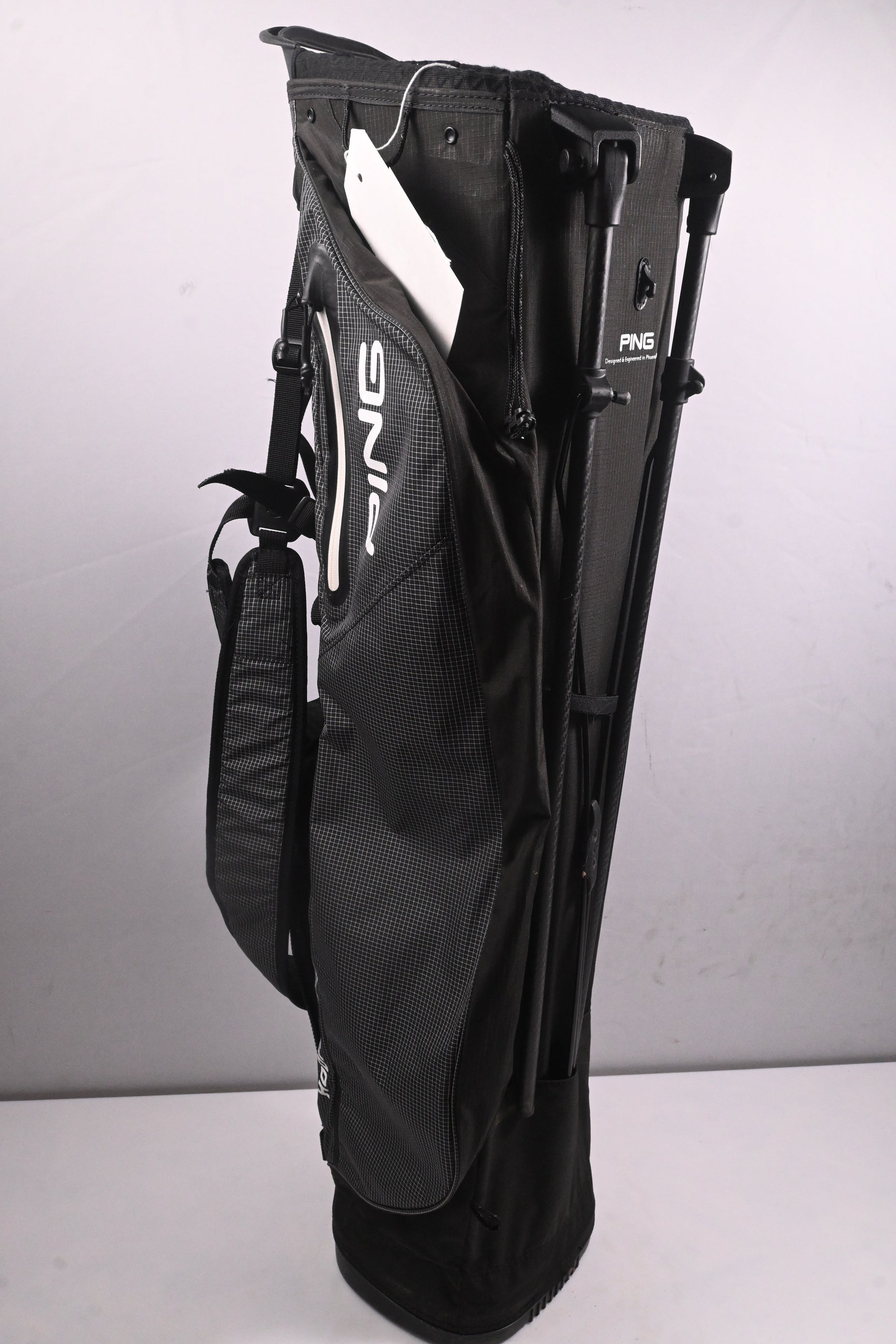 Ping Hoofer Craz-E-Lite Stand Bag / 4-Way Divider / Grey, Black