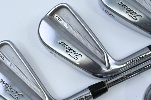 Left Hand Titleist CB 620 Irons / 4-PW / Regular Plus Flex Project X LZ 115 Shafts