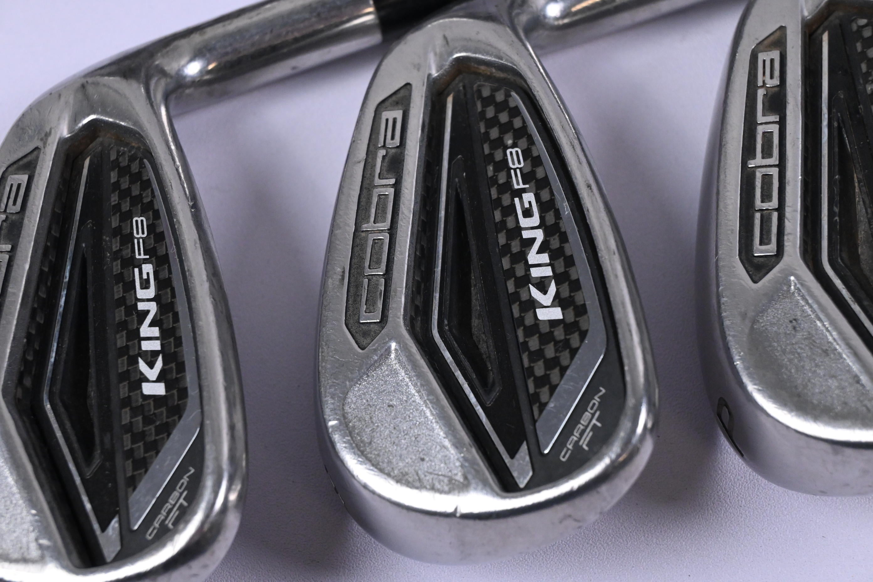 Cobra King F8 Irons / 5-PW+SW / Regular Flex Cobra Superlite 60 Shafts