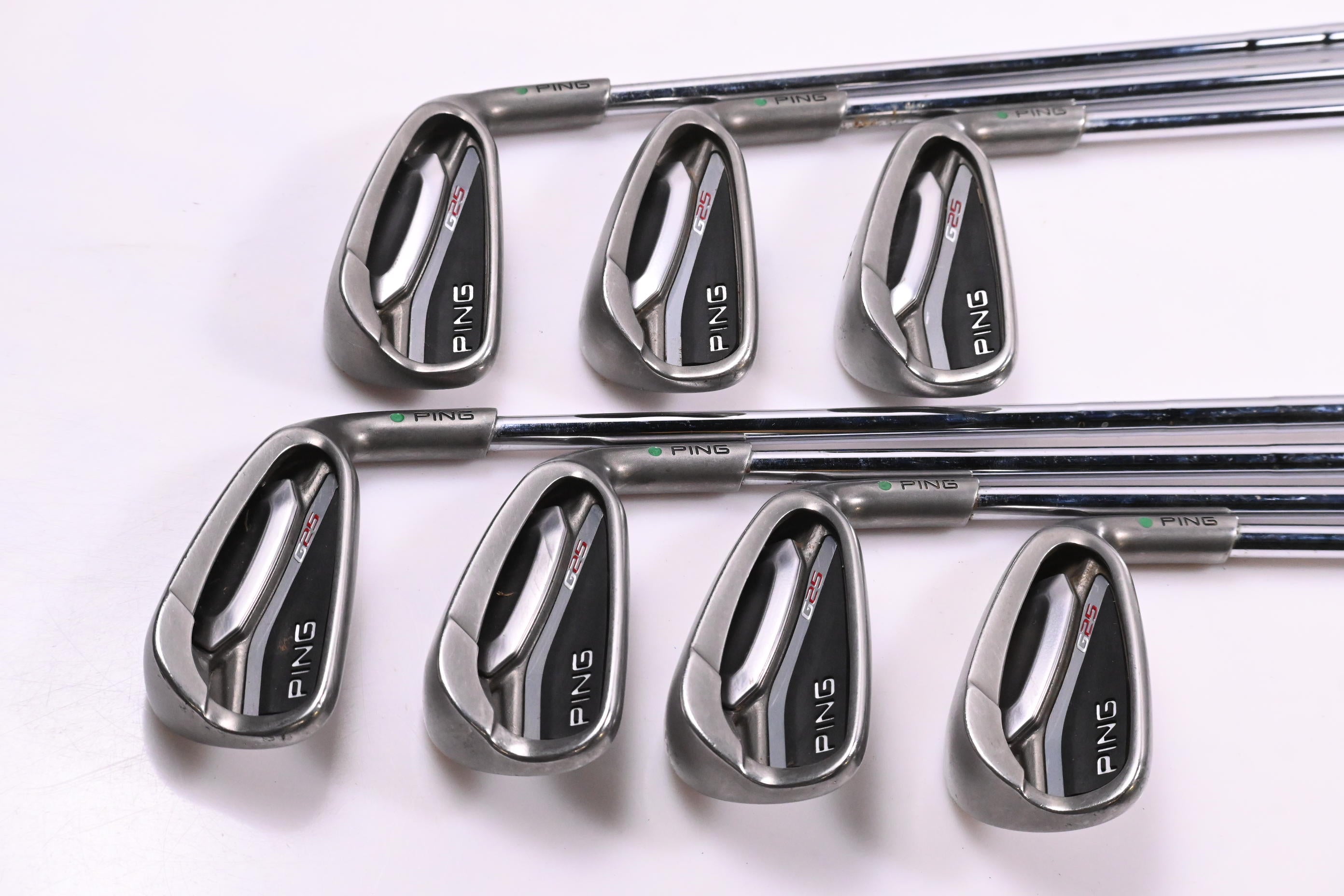 Ping G25 Irons / 3-9i / Stiff Flex Ping CFS Shafts