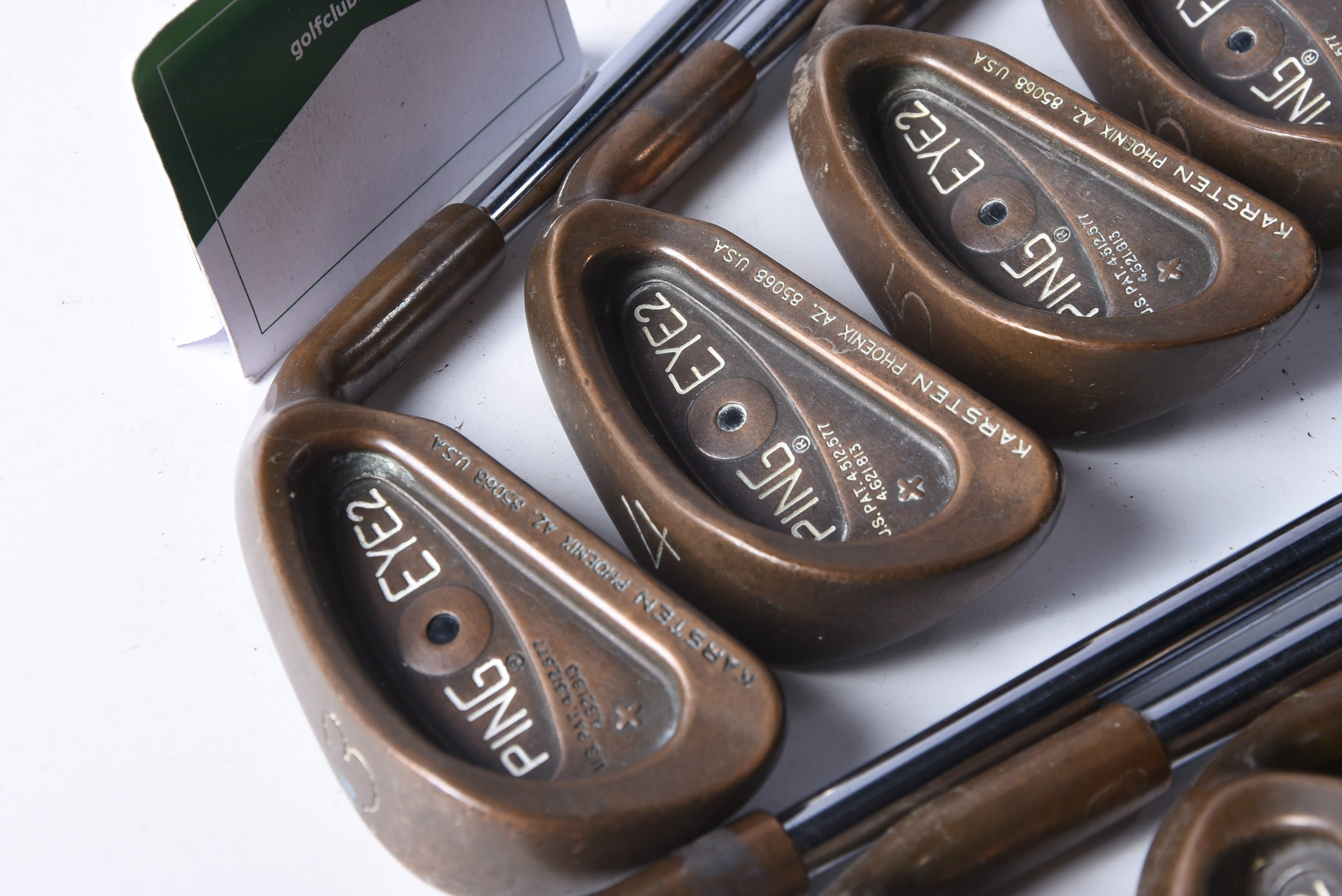 Ping Eye 2+ BeCu Irons / 3-PW+SW / Black Dot / Stiff Flex Ping JZ Red Shafts