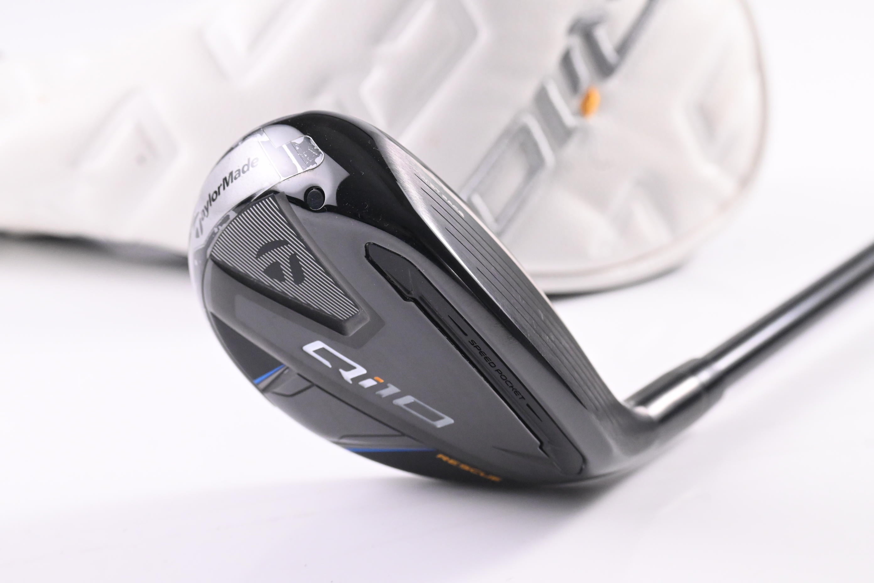 Taylormade Qi10 #6 Hybrid / 28 Degree / Stiff Flex Fujikura Ventus TR Blue 7