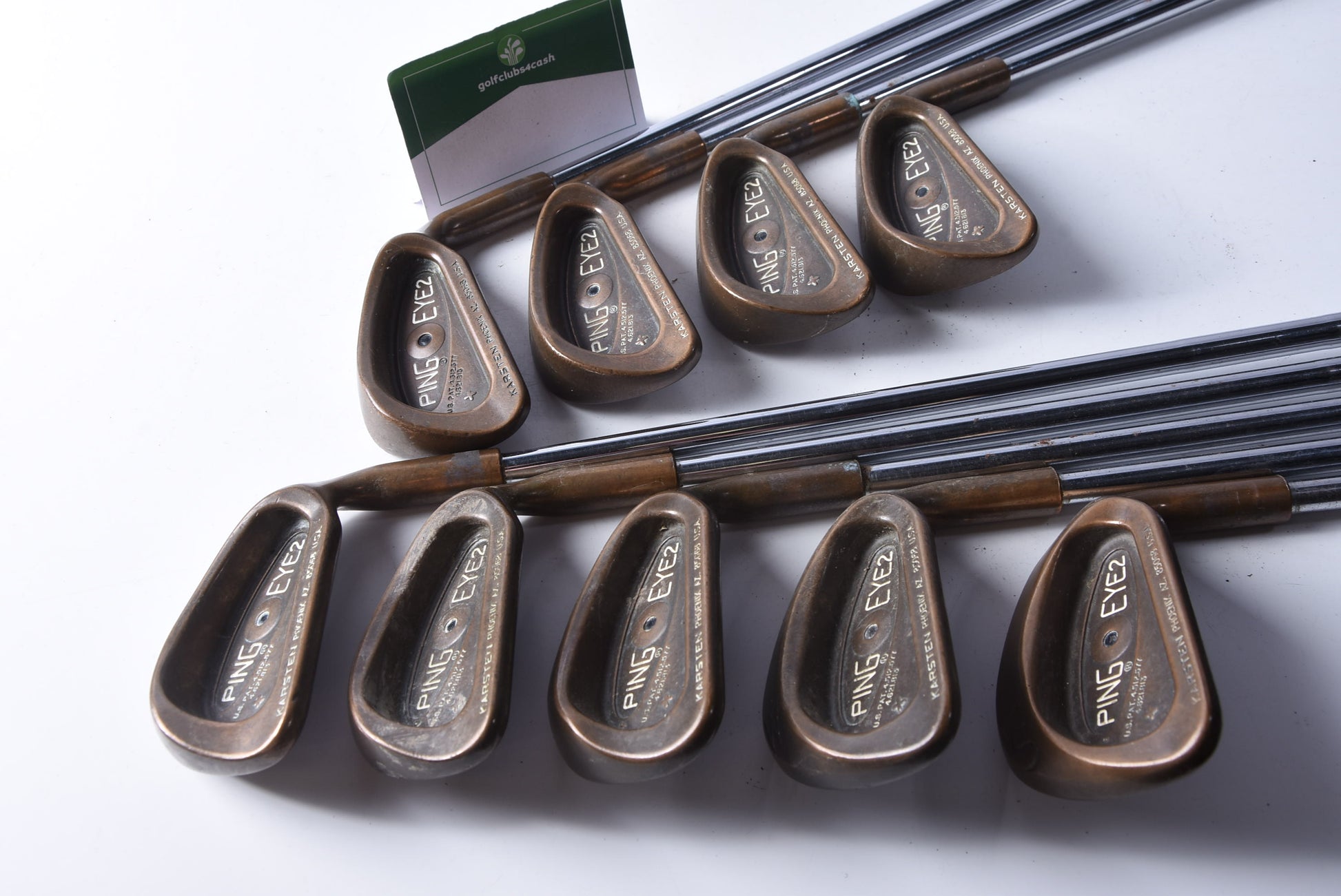 Ping Eye 2+ BeCu Irons / 3-PW+SW / Black Dot / Stiff Flex Ping JZ Red Shafts