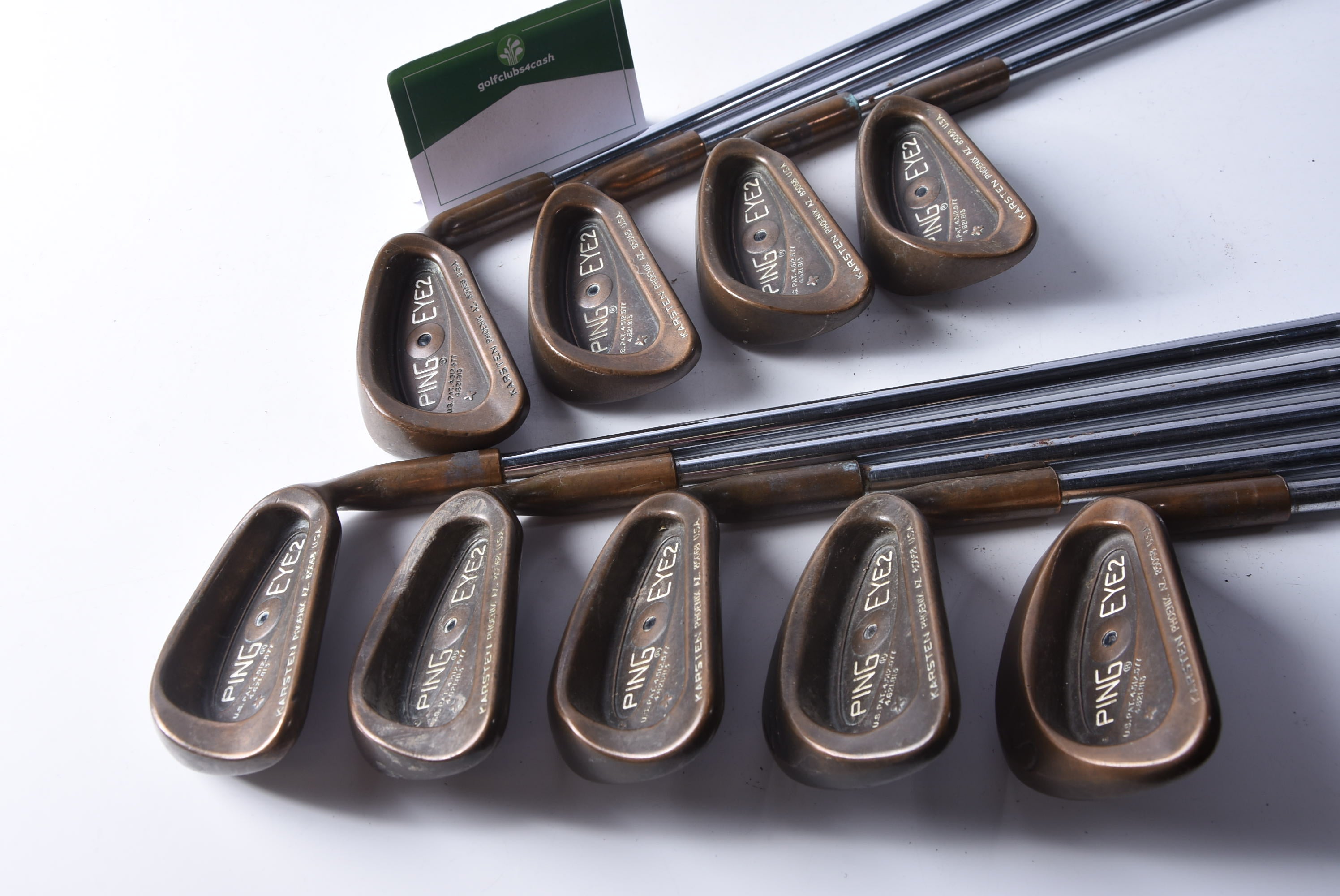 Ping Eye 2+ BeCu Irons / 3-PW+SW / Black Dot / Stiff Flex Ping JZ Red Shafts