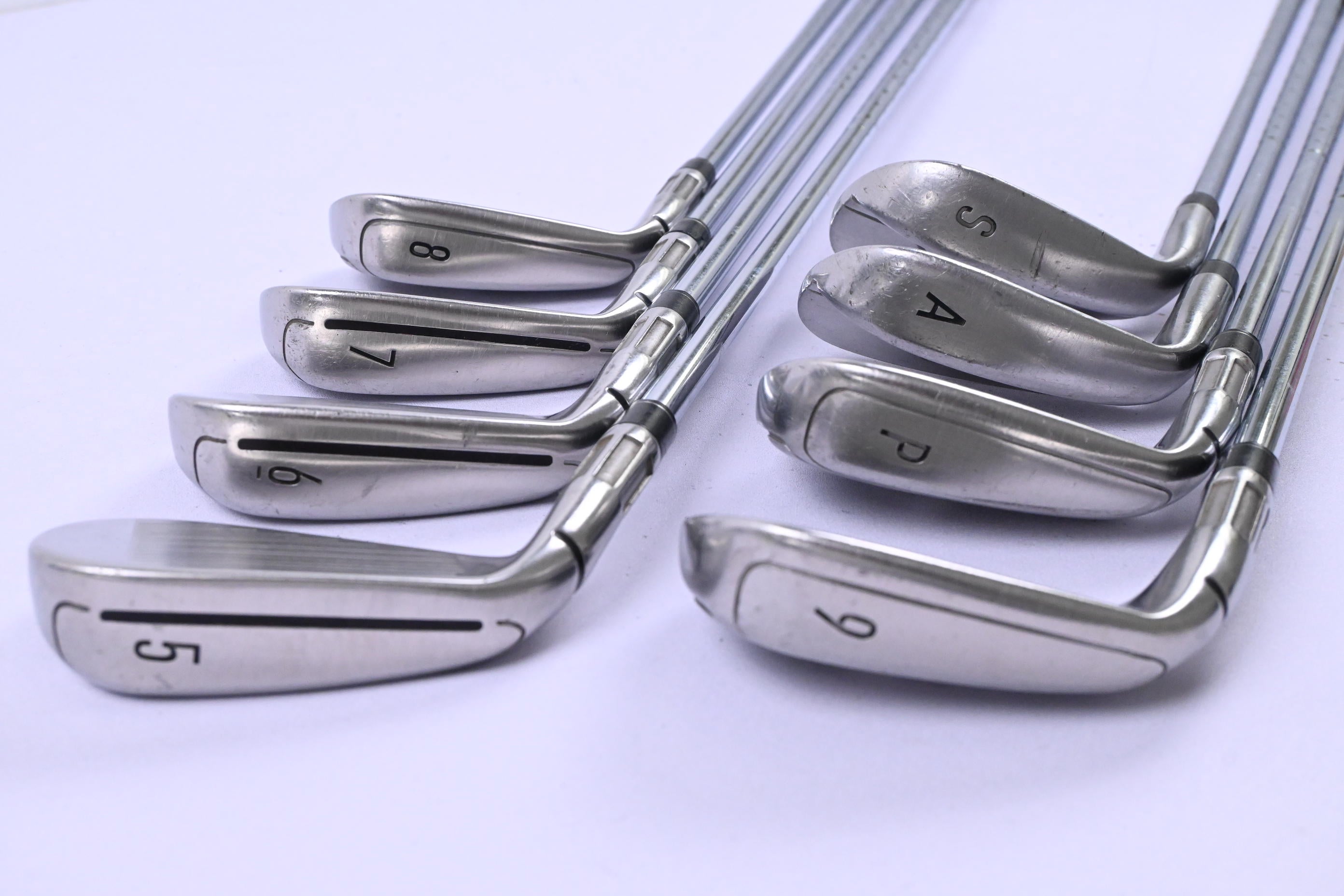 Taylormade M6 Irons / 5-PW+GW+SW / Regular Flex KBS Max MT 85 Shafts