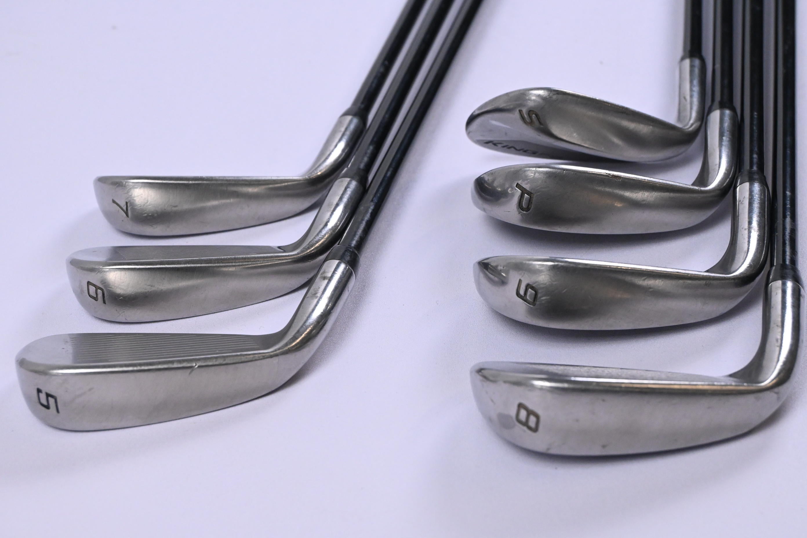 Cobra King F8 Irons / 5-PW+SW / Regular Flex Cobra Superlite 60 Shafts