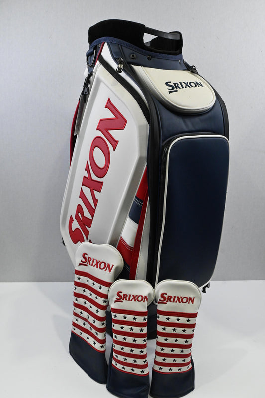 Srixon 2023 U.S Open Tour Bag / 5-Way / White, Blue, Red