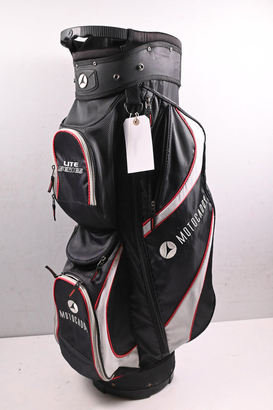 Motocaddy Lite Series Cart Bag / 14-Way Divider / Black, Grey
