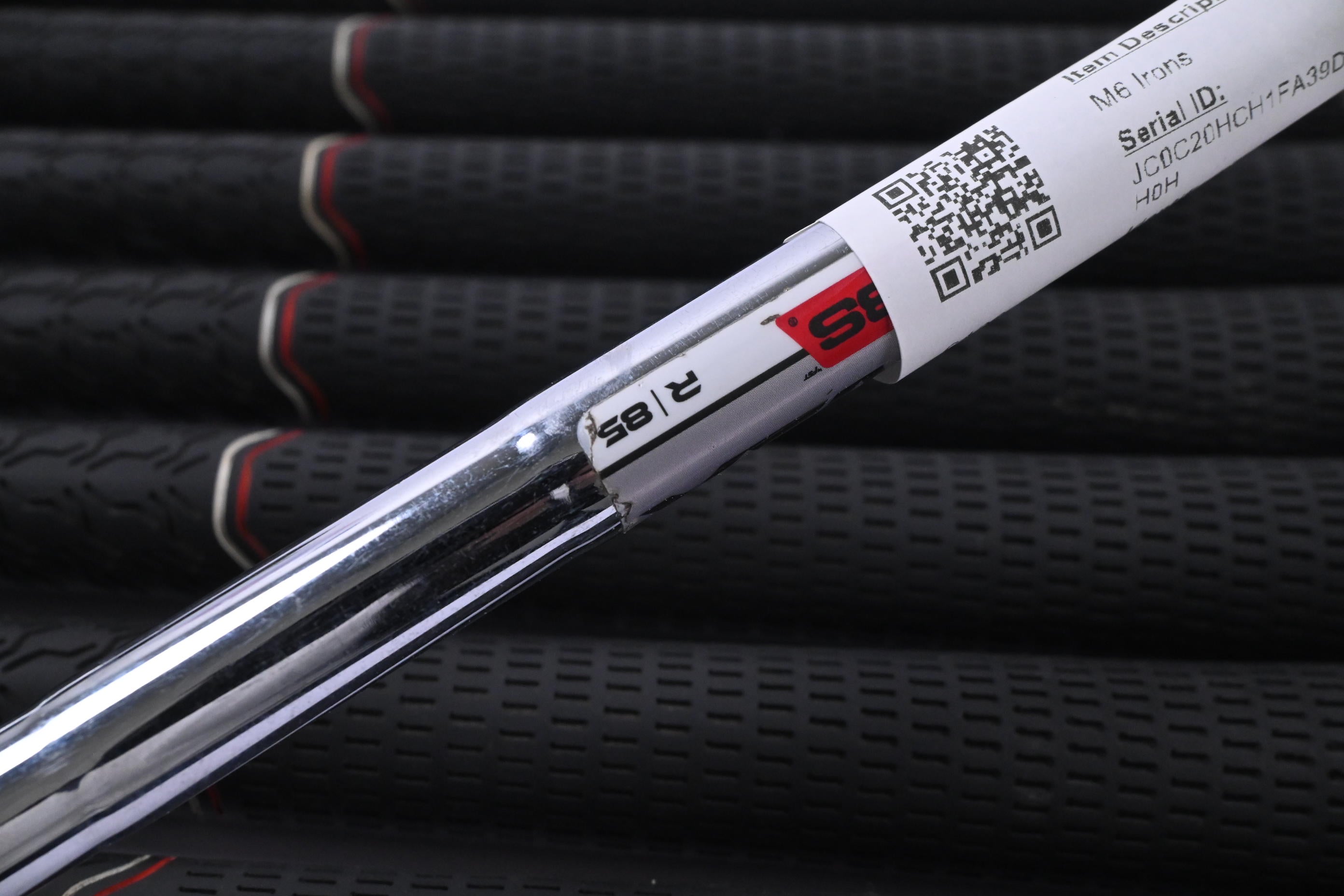Taylormade M6 Irons / 5-PW+GW+SW / Regular Flex KBS Max MT 85 Shafts