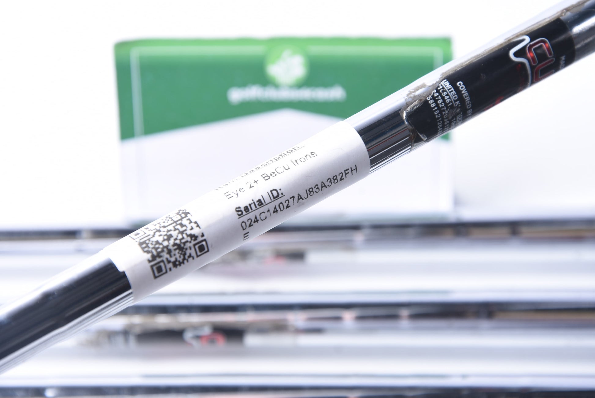 Ping Eye 2+ BeCu Irons / 3-PW+SW / Black Dot / Stiff Flex Ping JZ Red Shafts