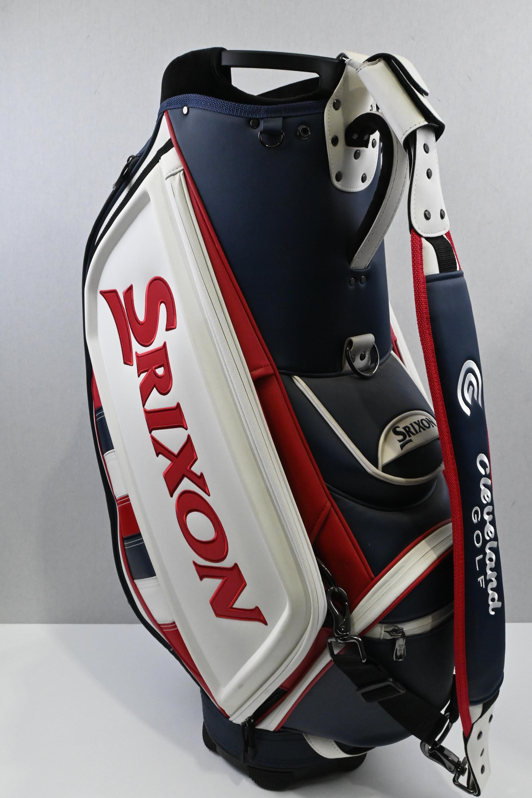 Srixon 2023 U.S Open Tour Bag / 5-Way / White, Blue, Red