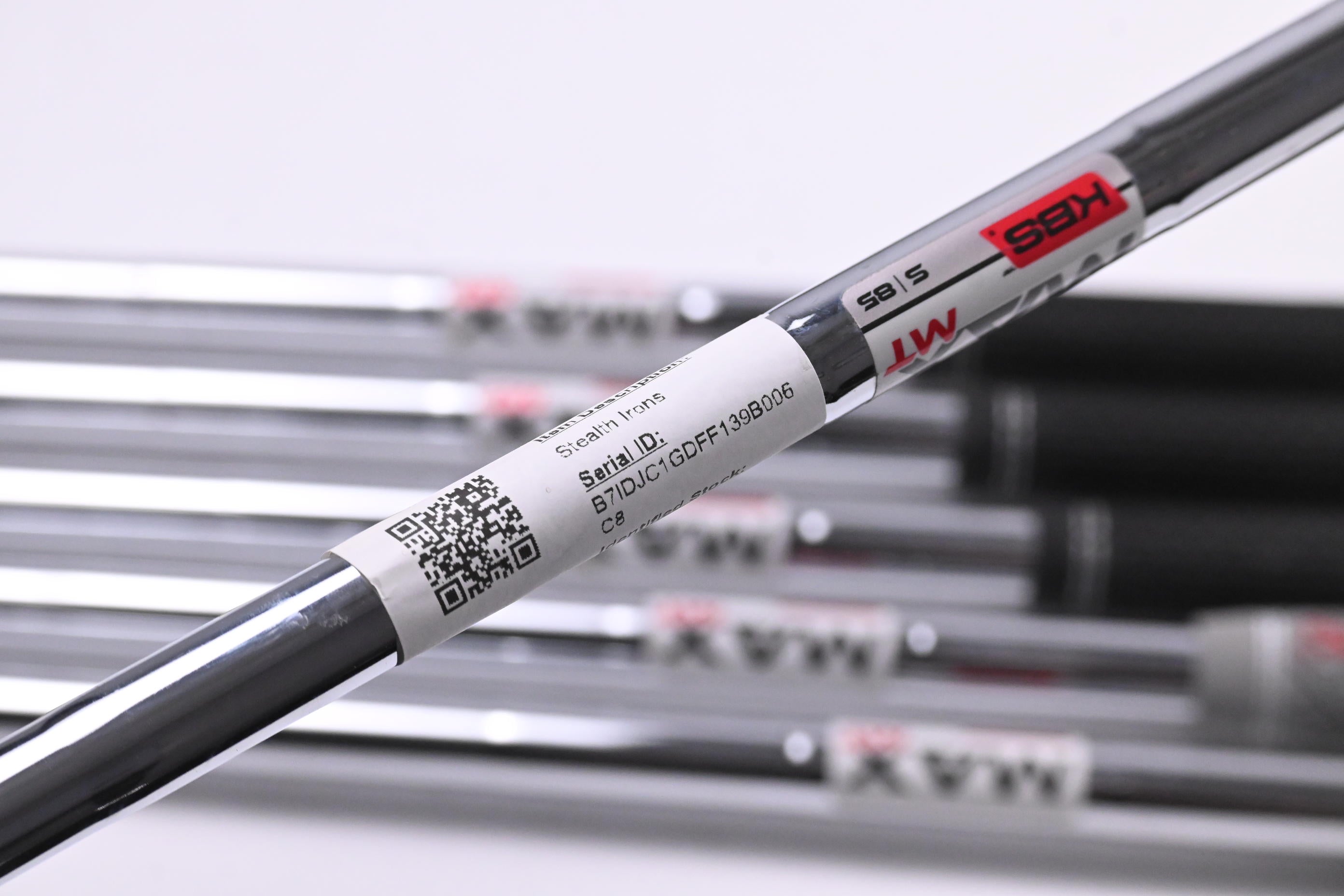 Taylormade Stealth Irons / 5-PW / Stiff Flex KBS MAX MT 85 Shaft