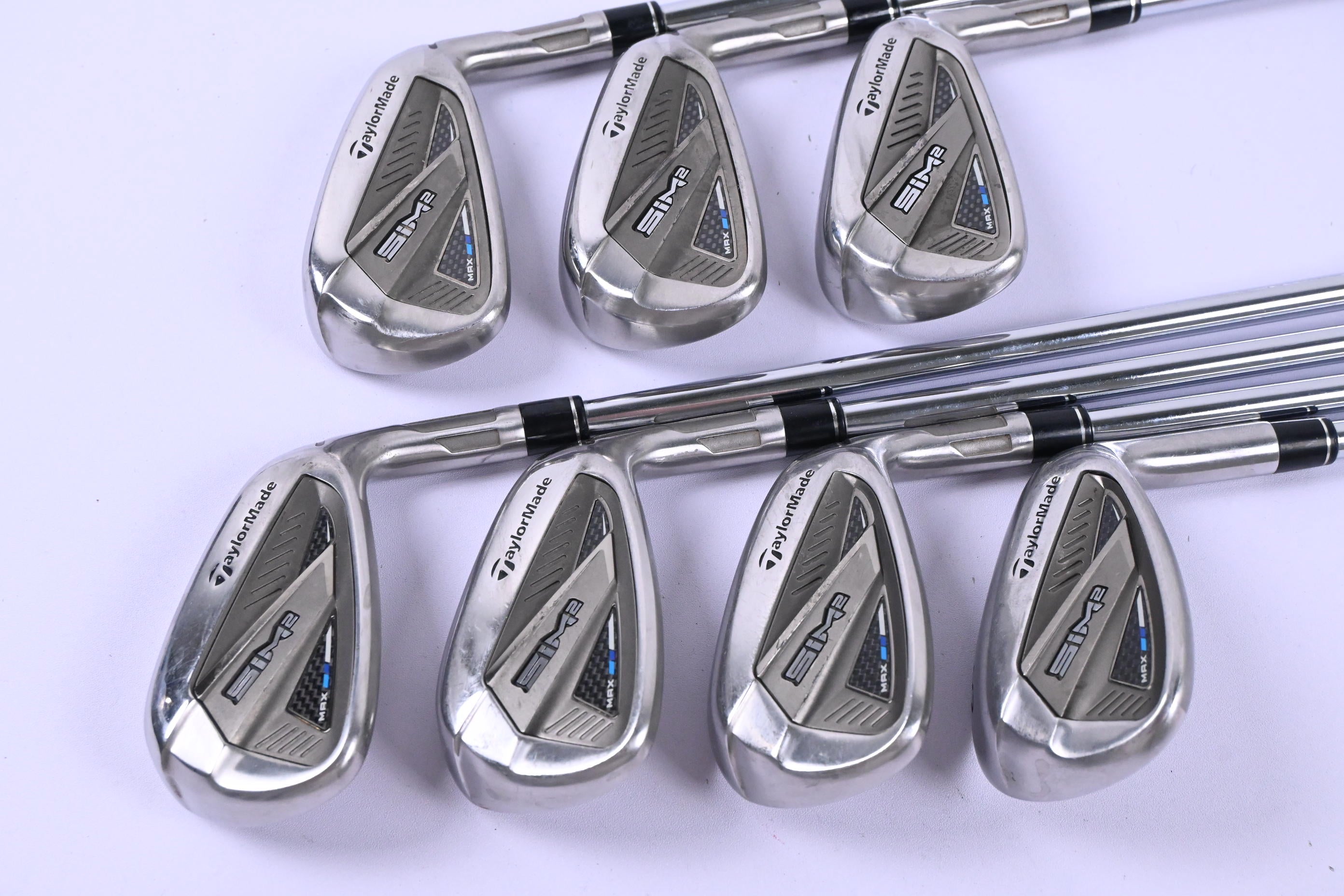 Taylormade SIM2 Max Irons / 5-PW+SW / Regular Flex KBS Max MT 85 Shafts