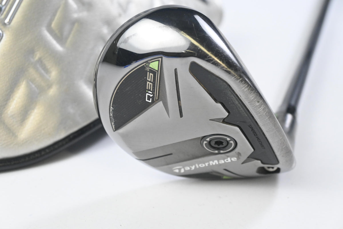 Taylormade Qi35 #4 Hybrid / 22 Degree / Stiff Flex Fujikura Ventus Blue 7 Shaft