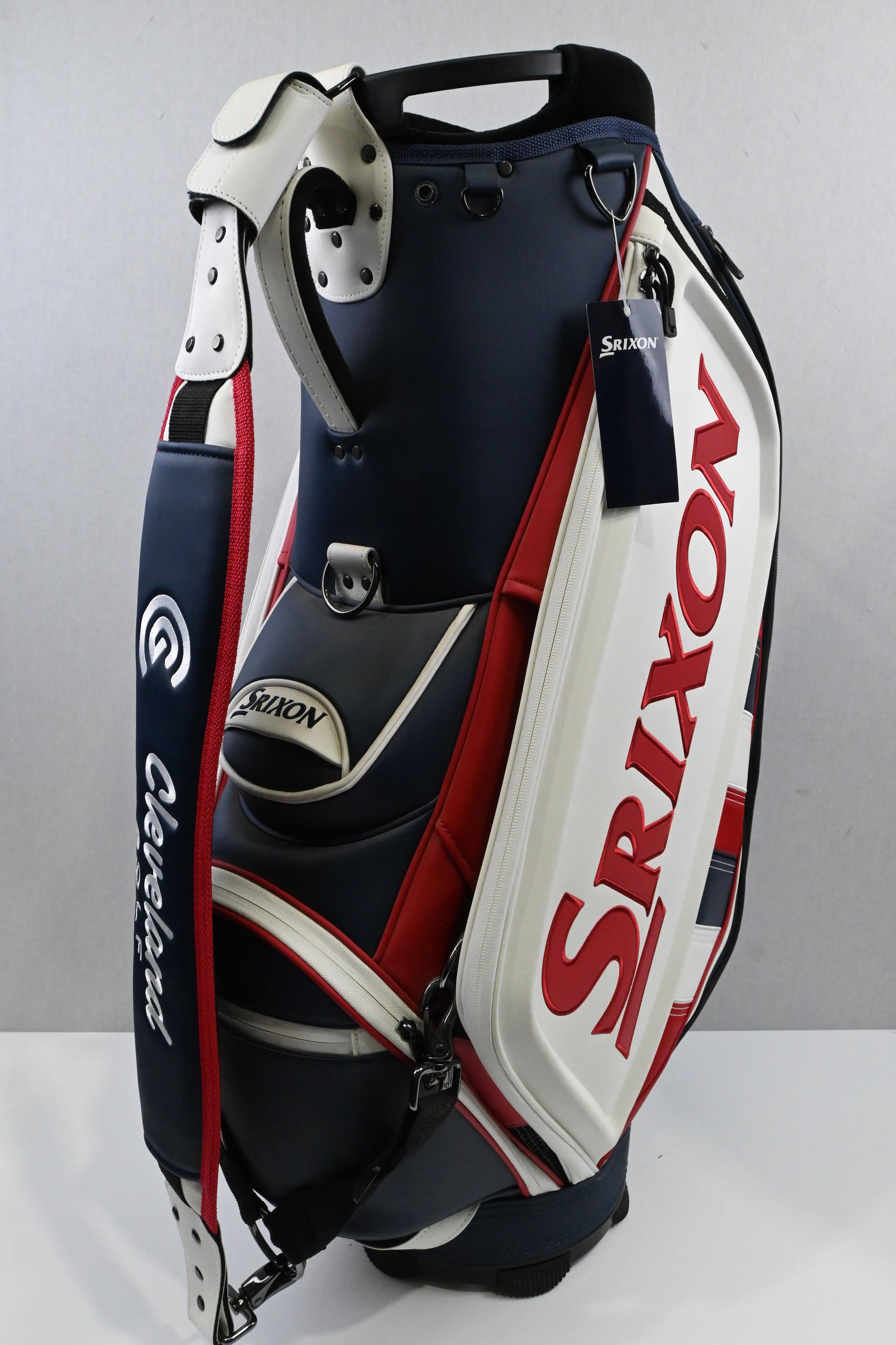 Srixon 2023 U.S Open Tour Bag / 5-Way / White, Blue, Red